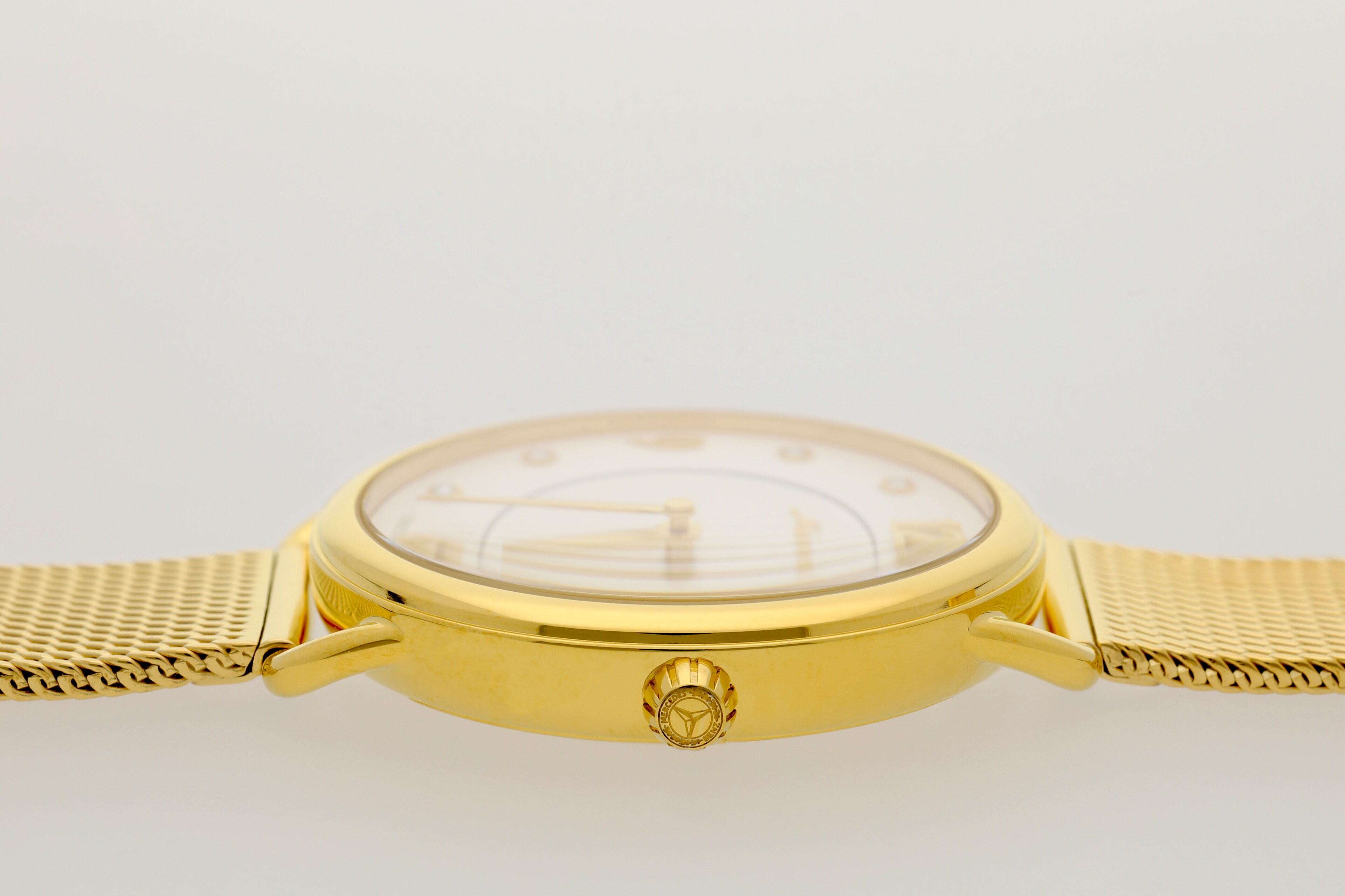 Mercedes-Benz - Armbanduhr Damen, Classic Lady, goldfarben