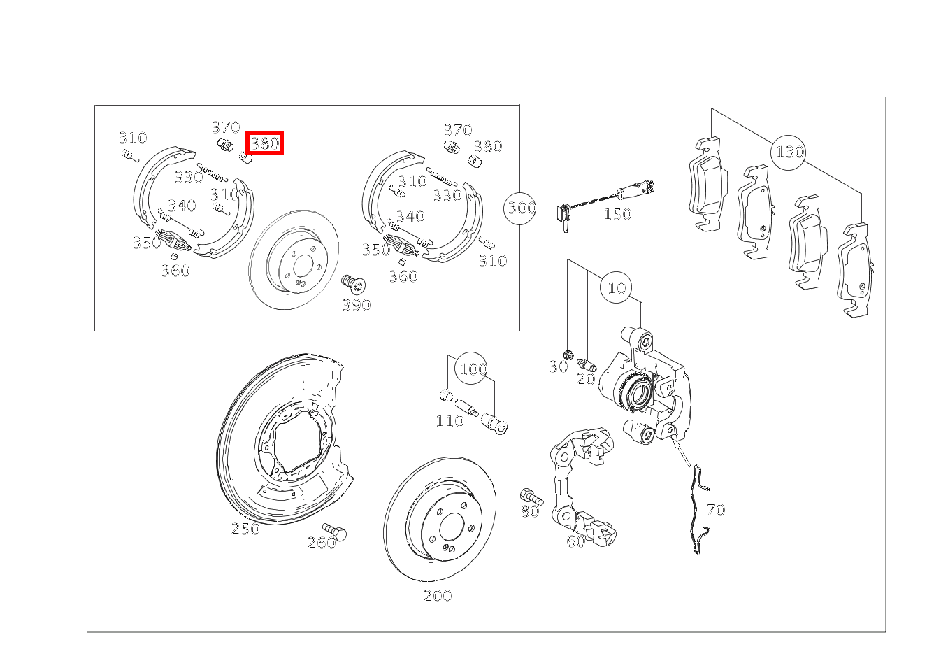 STUETZBUCHSE BREMSBACKENNACHSTELLUNG CLS 250 Shooting Brake BlueTEC 4MATIC 218 STUETZBUCHSE BREMSBACKENNACHSTELLUNG CLS 250 Shooting Brake BlueTEC 4MATIC 218