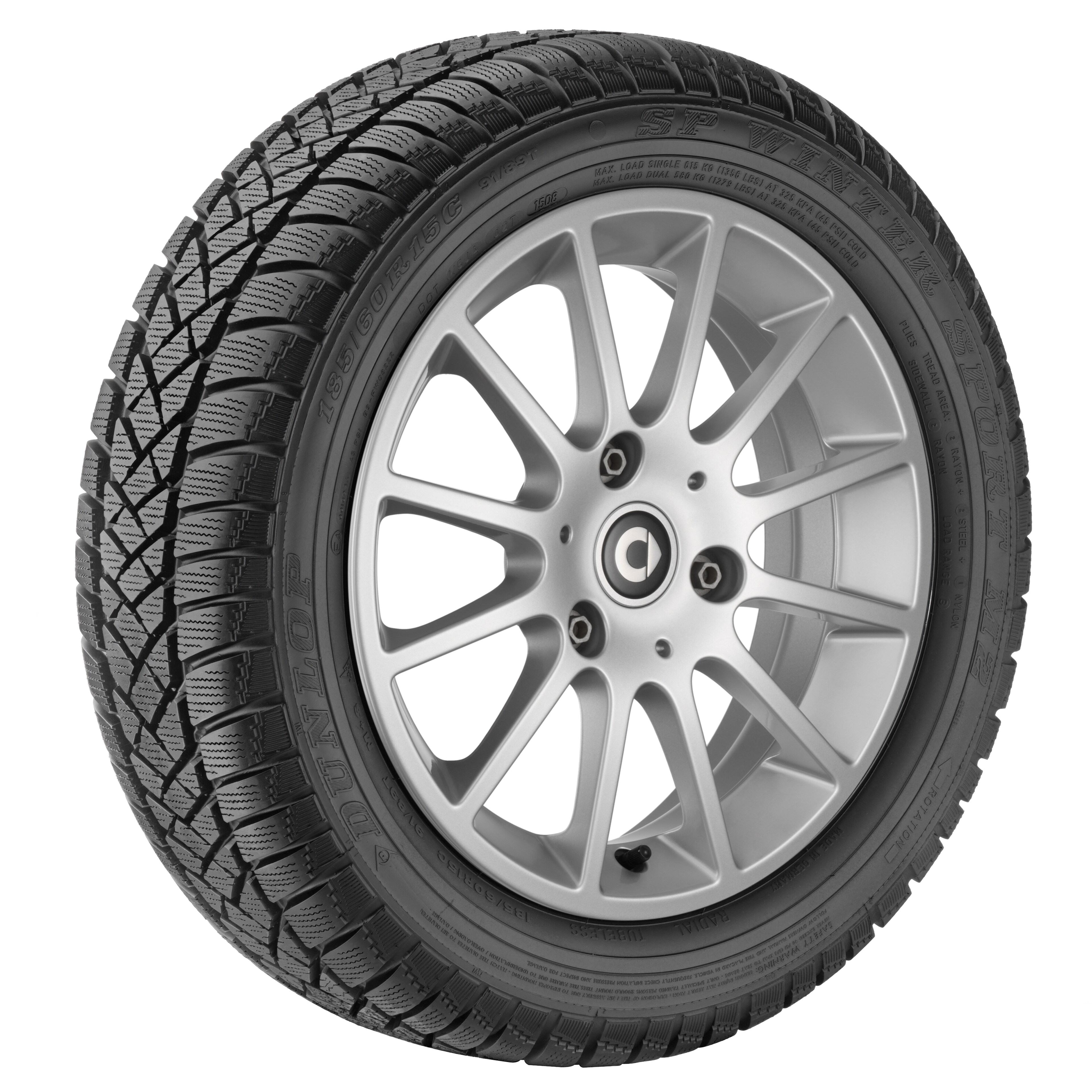 12-Speichen-Leichtmetallrad, 15 Zoll, Design