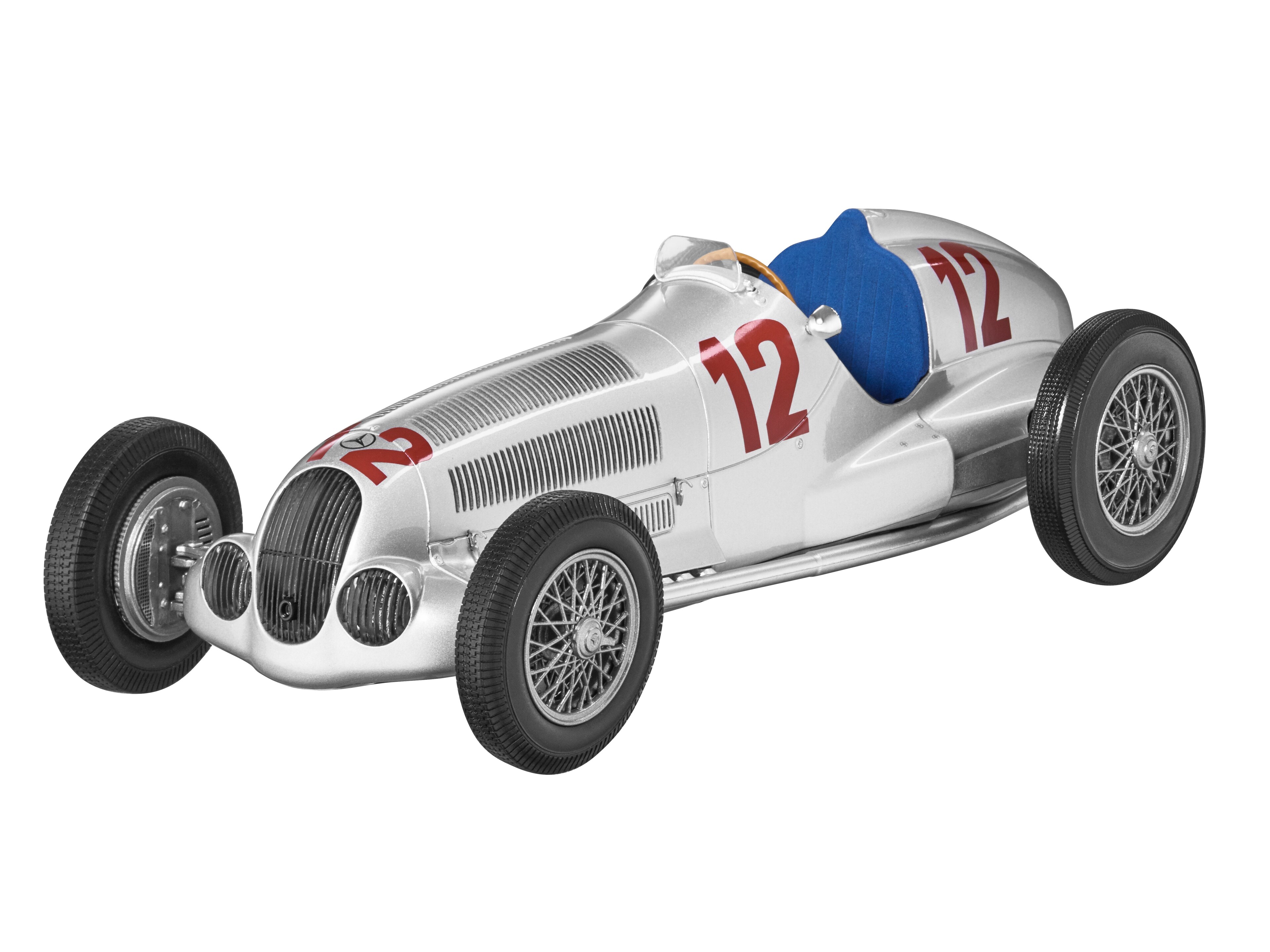 Mercedes-Benz - W 125 - R. Caracciola Sieger Großer Preis von Deutschland (1937) silberfarben, Minichamps, 1:18