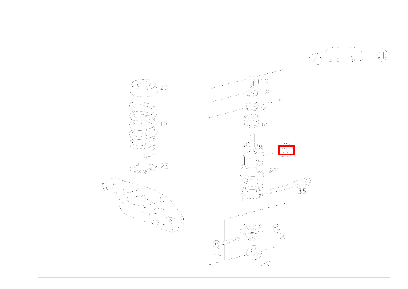 Federbein LIEFERUMFANG E280 210