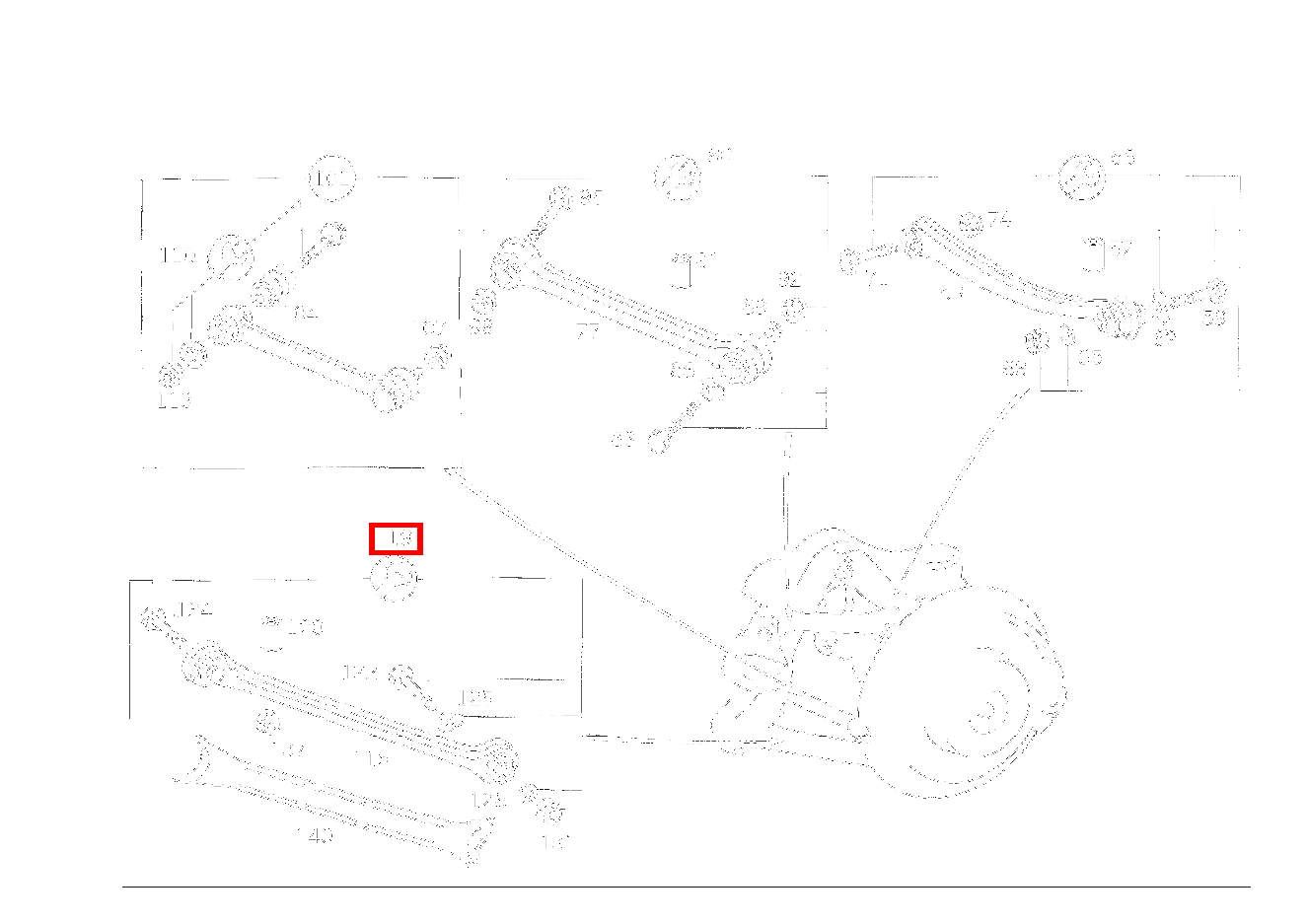 TEILESATZ ZUGSTREBE BEFESTIGUNGSTEILE C 230 220 TEILESATZ ZUGSTREBE BEFESTIGUNGSTEILE C 230 220