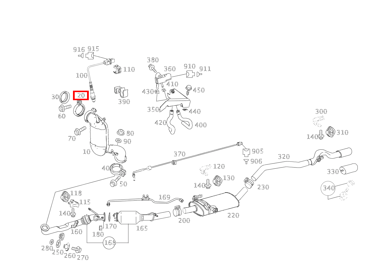 Rohrschelle Abgasanlage KATALYSATOR AN TURBOLADER A 200 CDI CP 169 Rohrschelle Abgasanlage KATALYSATOR AN TURBOLADER A 200 CDI CP 169