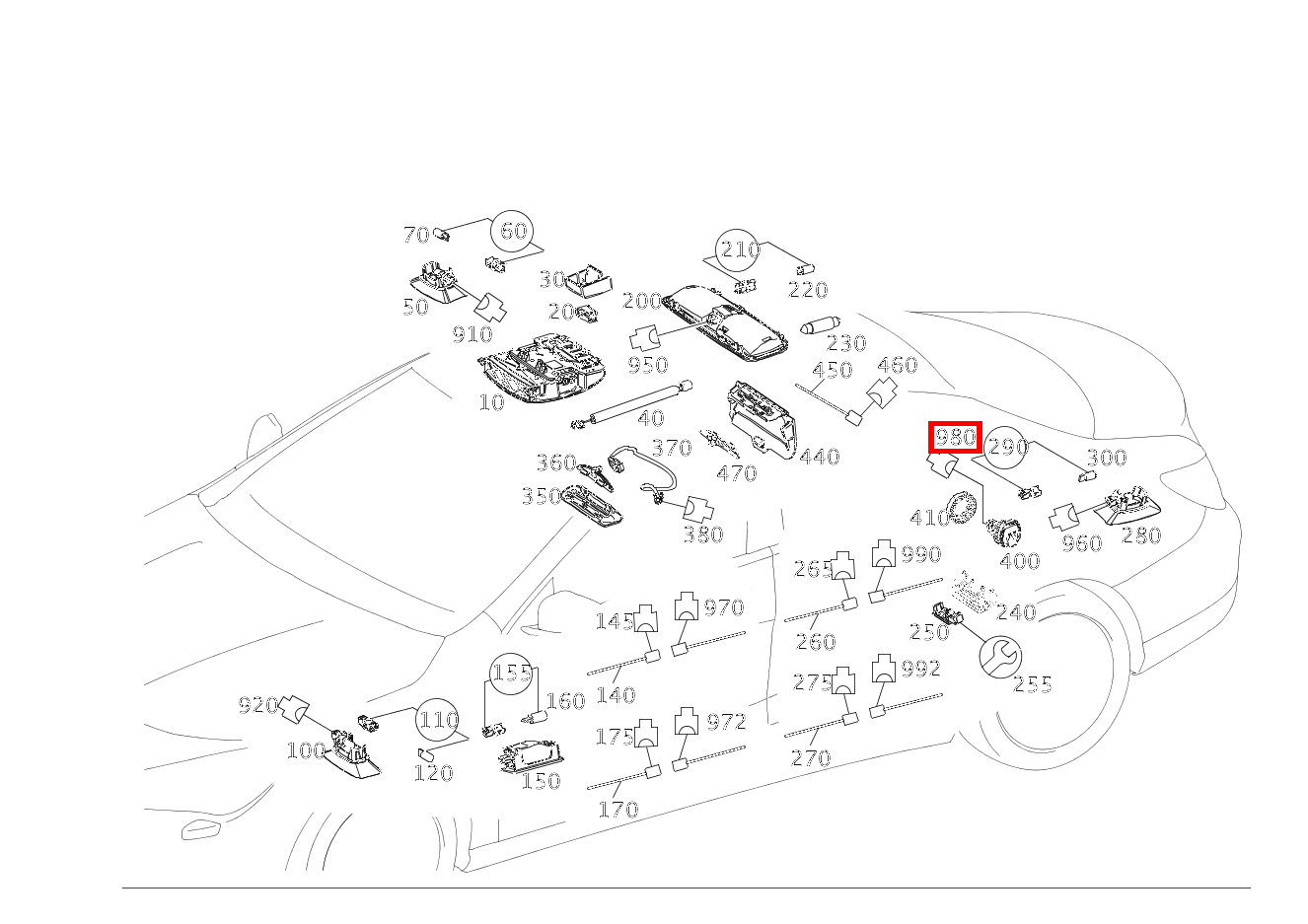 Stecker STECKDOSE LADERAUM; 3-PIN WDF2 CLA 250 4MATIC Coupé 117