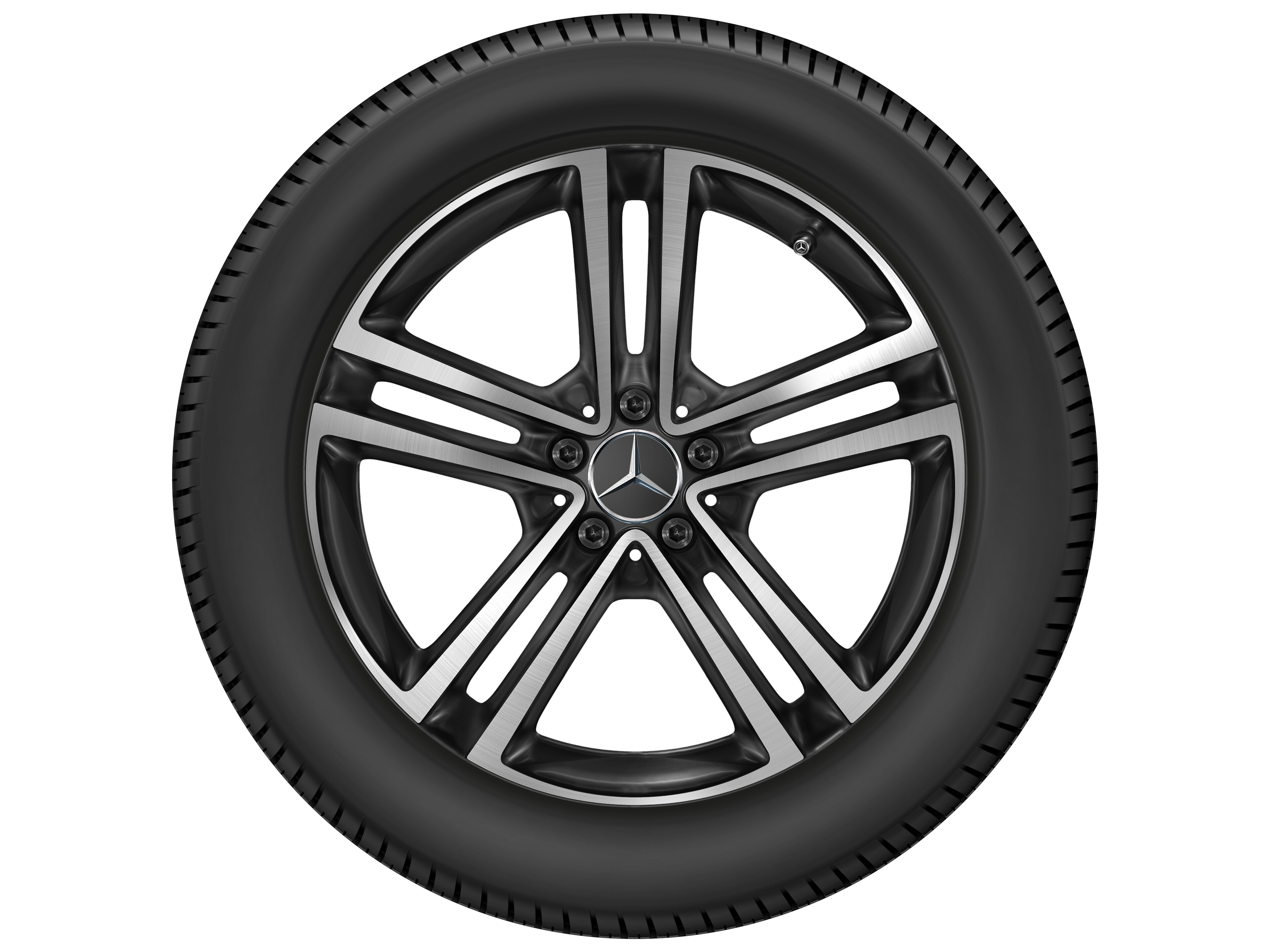 5-Doppelspeichen-Rad, 48,3 cm (19 Zoll), glan