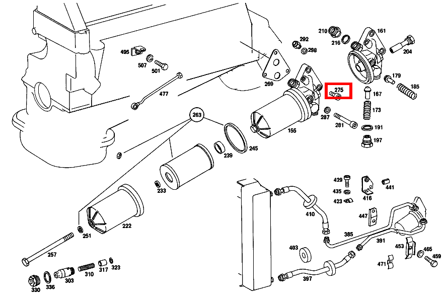 Zylinder-Schraube OELFILTER AN ZYLINDERKURBELGEHAEUSE; M8X30-10.9 SL 280 113 Zylinder-Schraube OELFILTER AN ZYLINDERKURBELGEHAEUSE; M8X30-10.9 SL 280 113