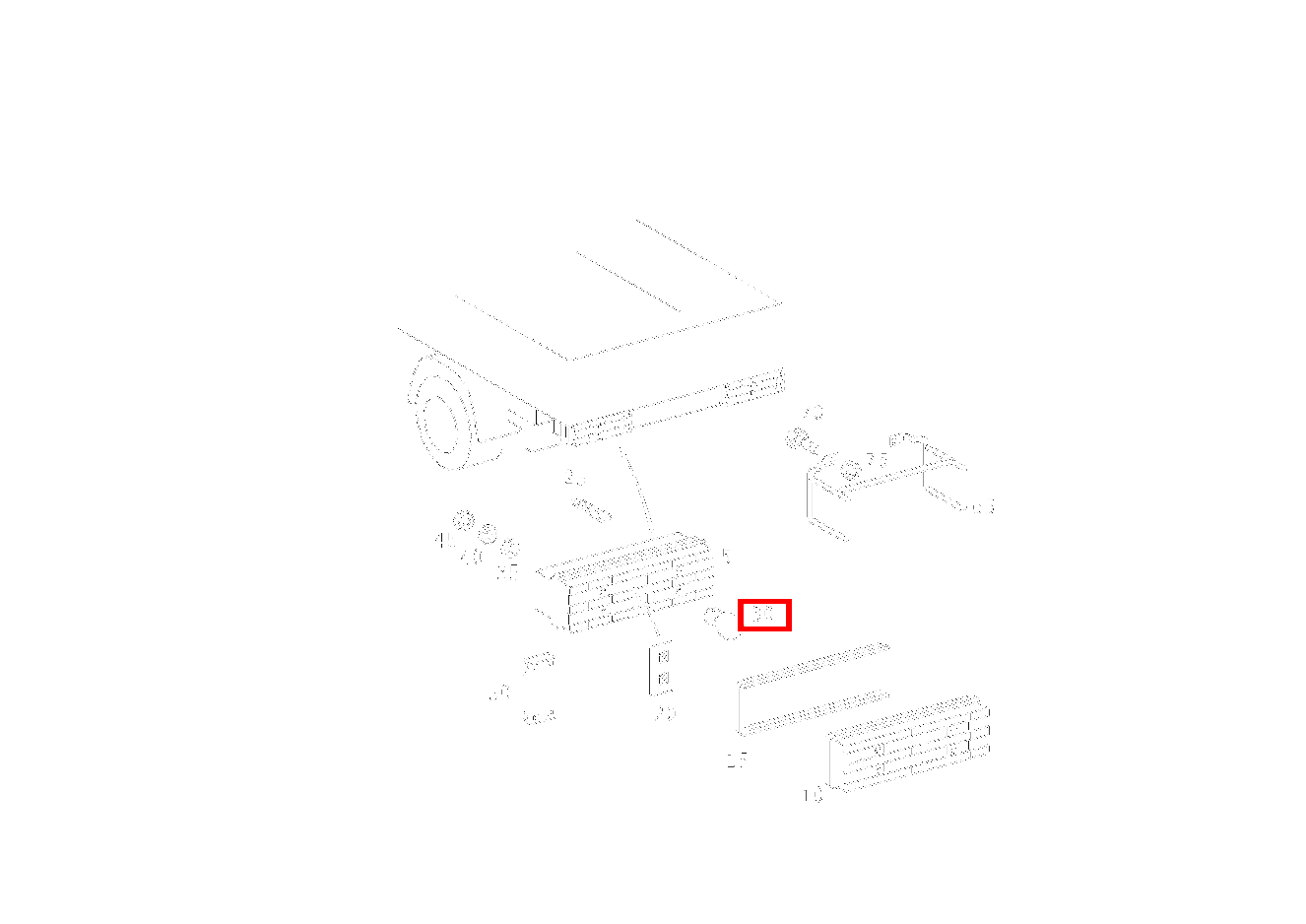 Glühlampe 12V-21W 416 4X2 3550 460