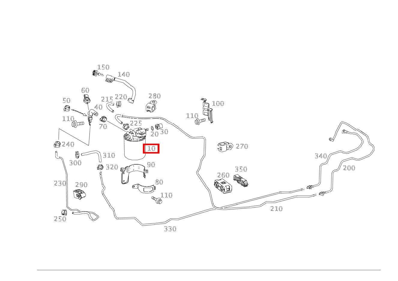 Kraftstofffilter GLA220CDI 4M 156