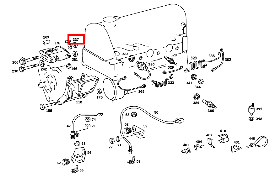 Sechskantmutter M10 300 GD ST. LG 460