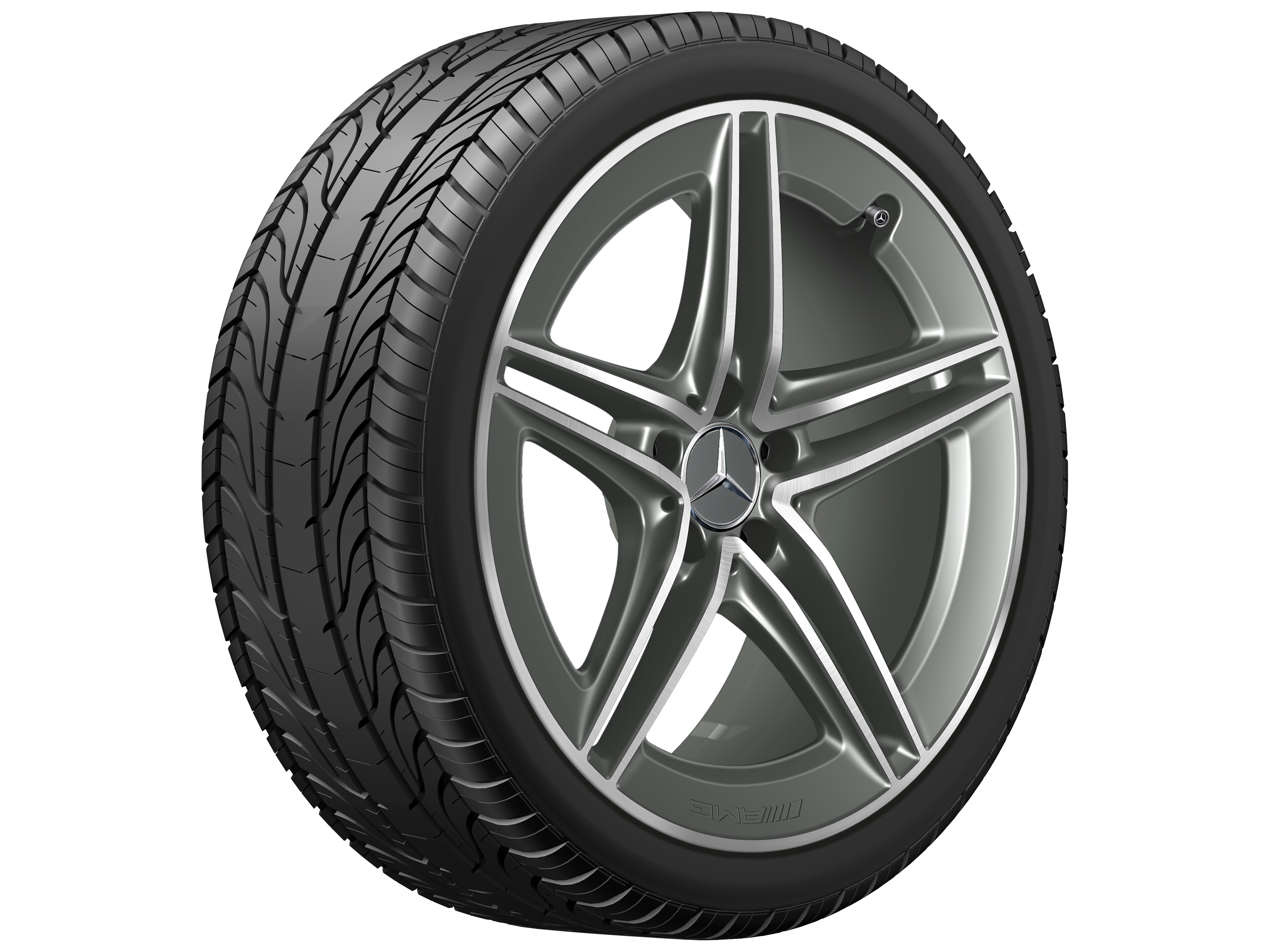 Mercedes-Benz - AMG 5-Doppelspeichen-Rad, 48,3 cm (19 Zoll), AMG 5-Doppelspeichen-Rad, 48,3 cm (19 Zoll),