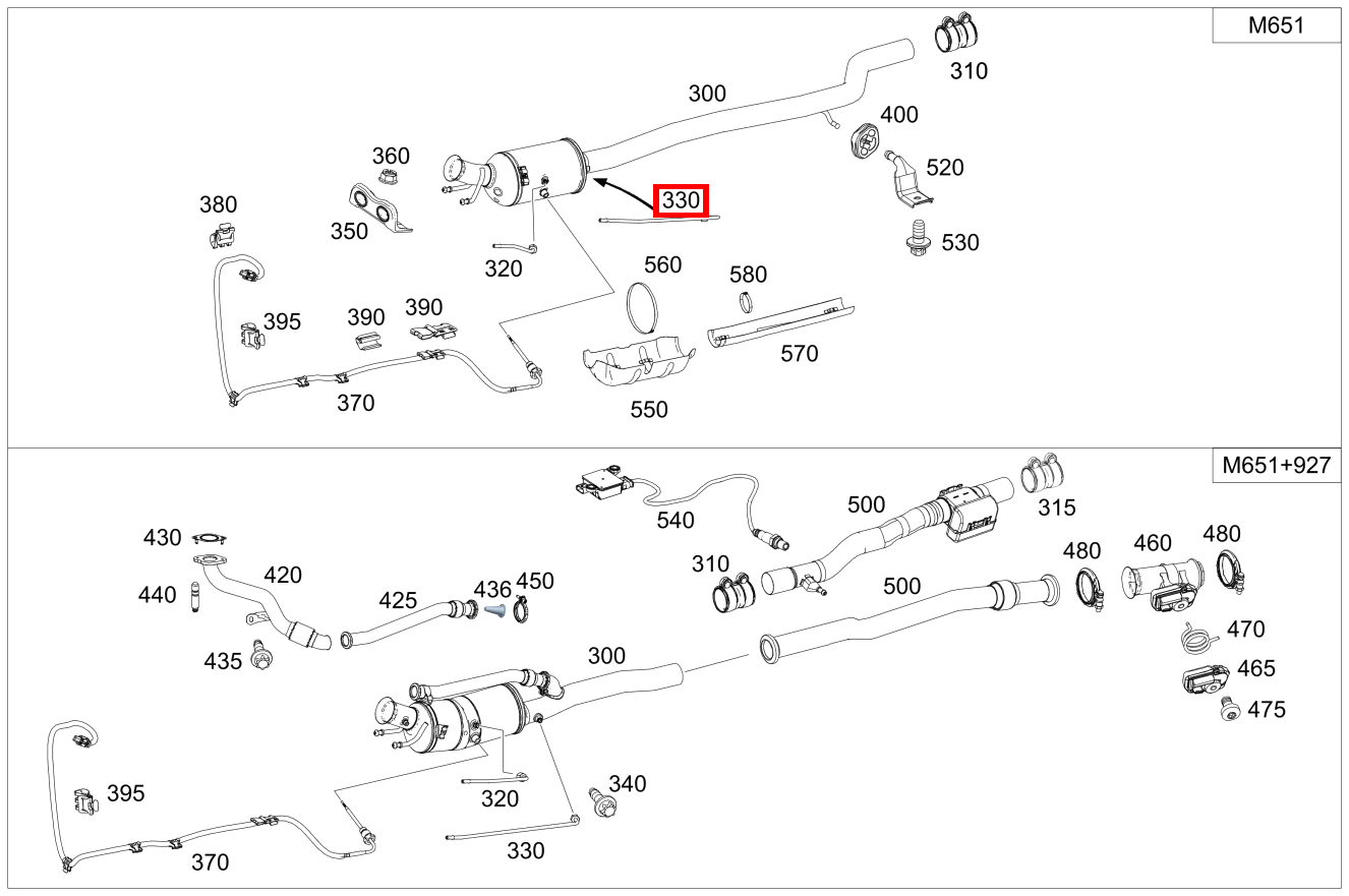 Druckleitung LANG, NACH PARTIKELFILTER GLA220CDI 4M 156 Druckleitung LANG, NACH PARTIKELFILTER GLA220CDI 4M 156