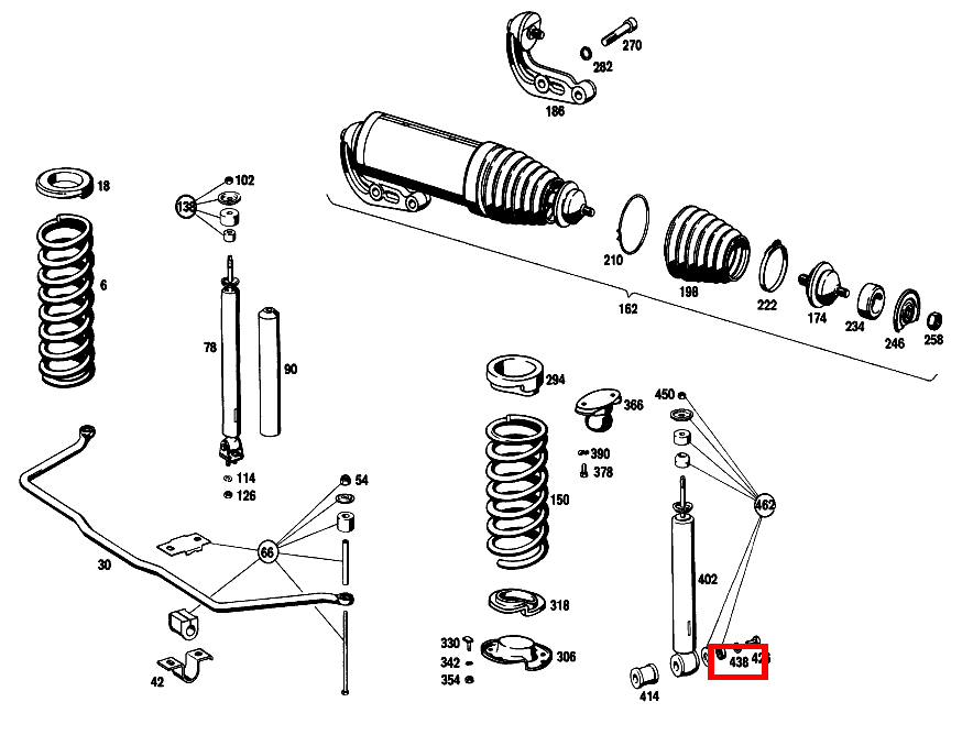 Federring 280 SEL 4.5 108 Federring 280 SEL 4.5 108