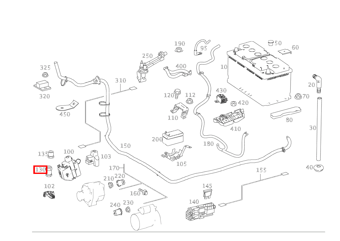 Mutter FREMDSTARTSTUETZPUNKT R 500 L 251