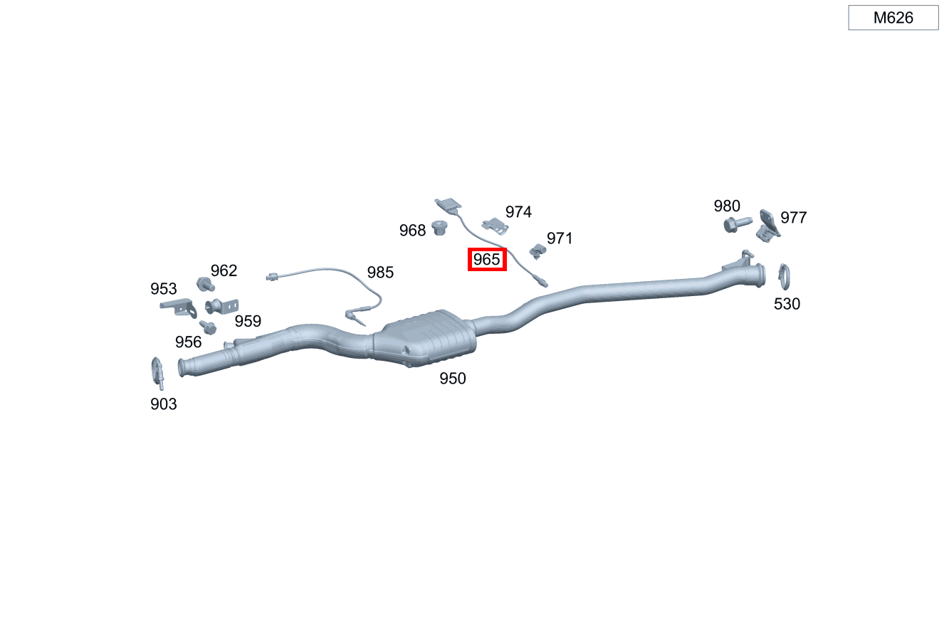 Nox-Sensor Hinten C 200 T d BCA 205 Nox-Sensor Hinten C 200 T d BCA 205