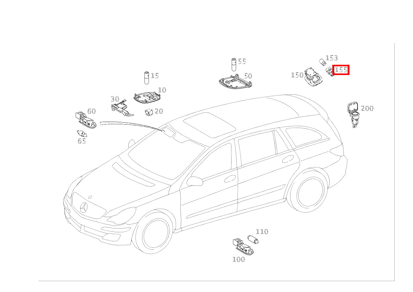 Lampenfassung 12V-5W R 500 L 251