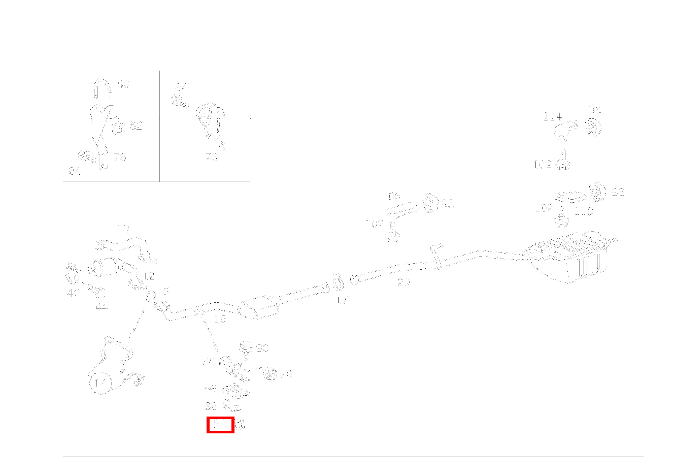 Sechskantmutter AUSPUFFROHR VORN AN GETRIEBE; M8 C 200 T CDI 202