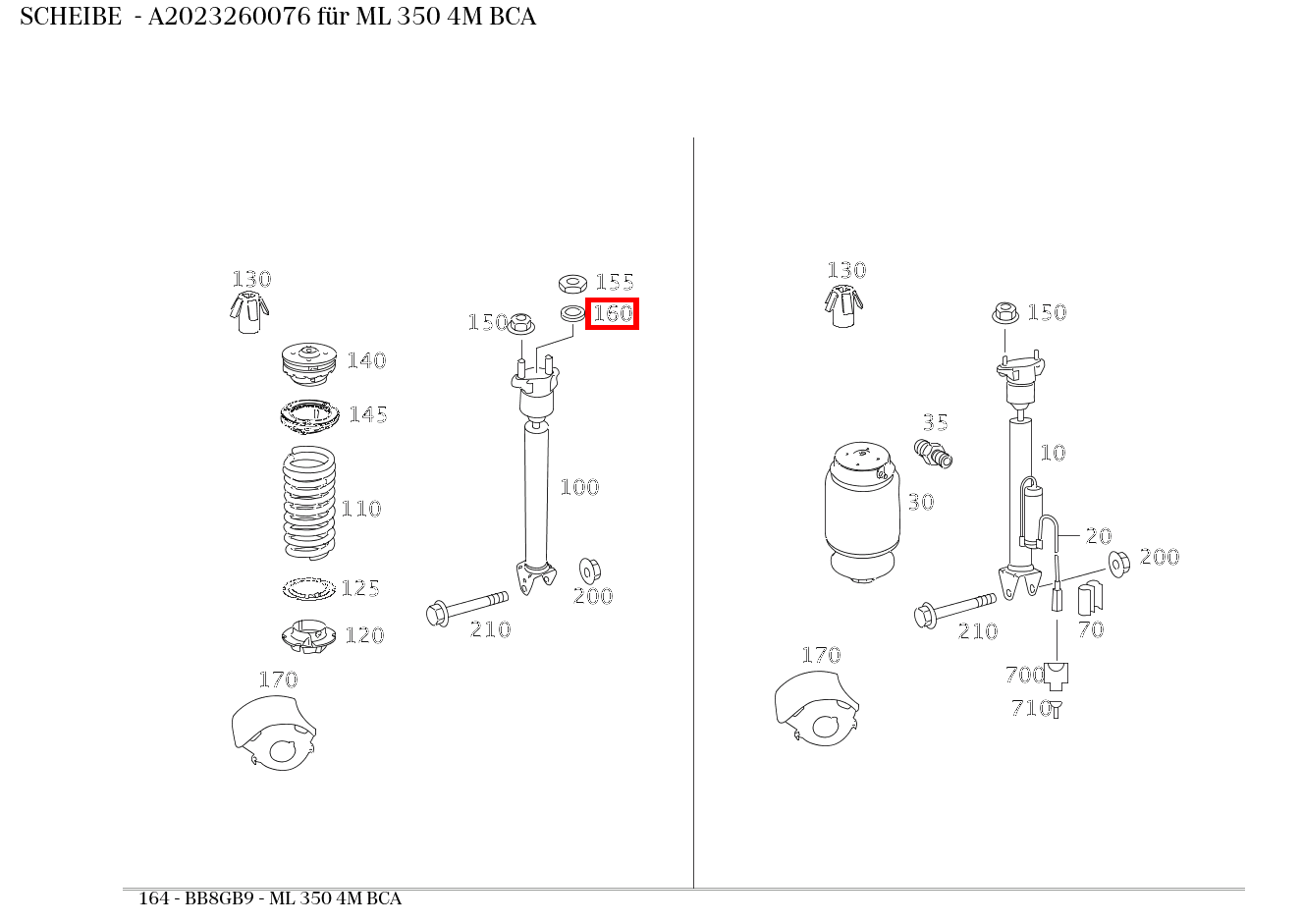 Scheibe ML 350 4M BCA 164 Scheibe ML 350 4M BCA 164