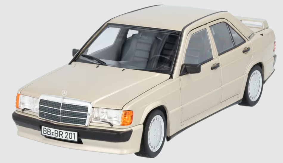 190 E 2.3-16 W 201 (1984-1988) silberfarben, 1:18