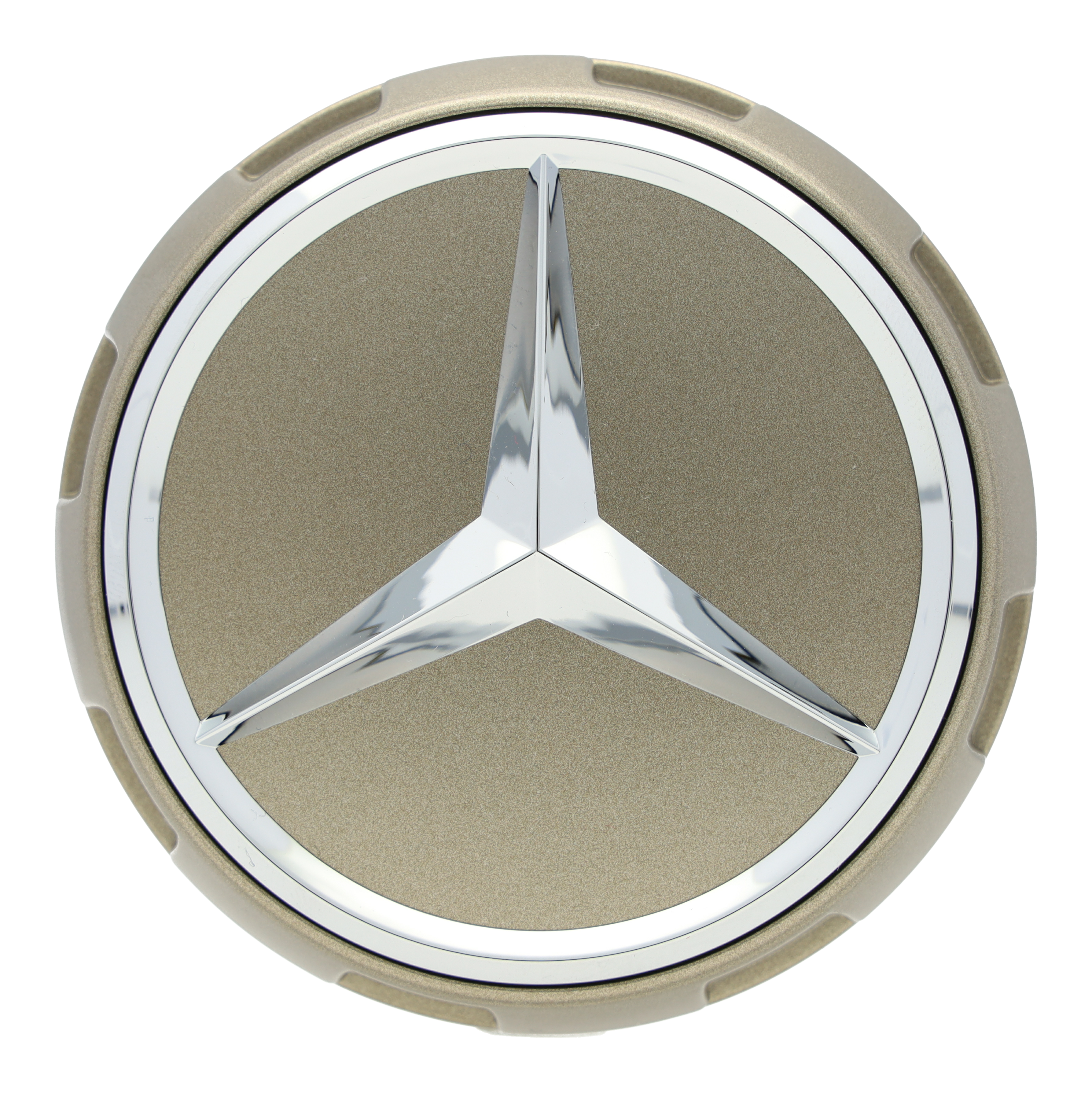 AMG Radnabenabdeckung, im Zentralverschlussdesign goldfarben