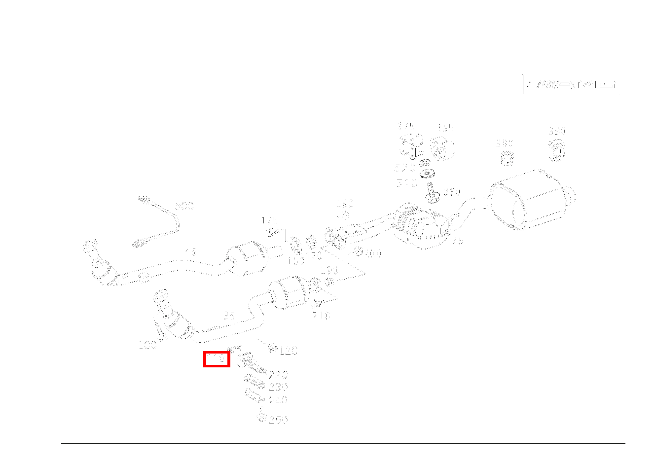 Platte AUSPUFFROHR VORN AN GETRIEBE SLK 320 AMG KOMP 170