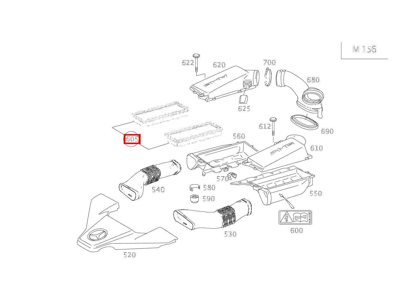 Filtereinsatz Teilesatz CL 63AMG 216 Filtereinsatz Teilesatz CL 63AMG 216
