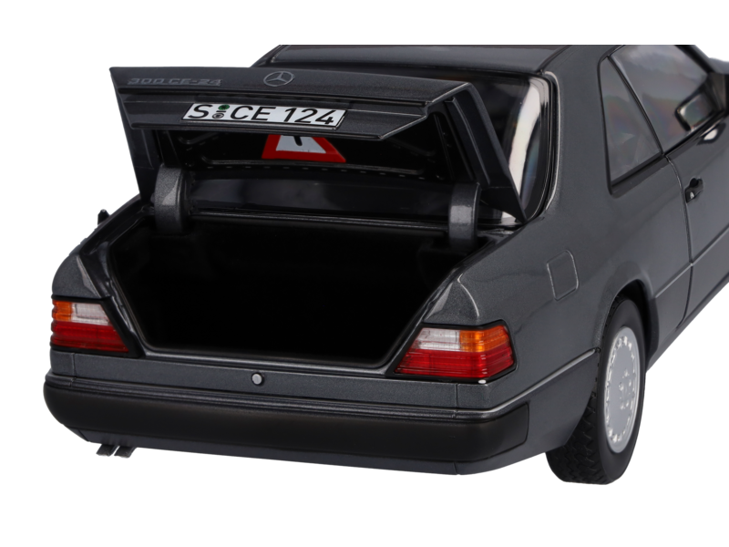 300 CE-24 Coupé C124 (1988-1992) perlmuttgrau, Norev, 1:18