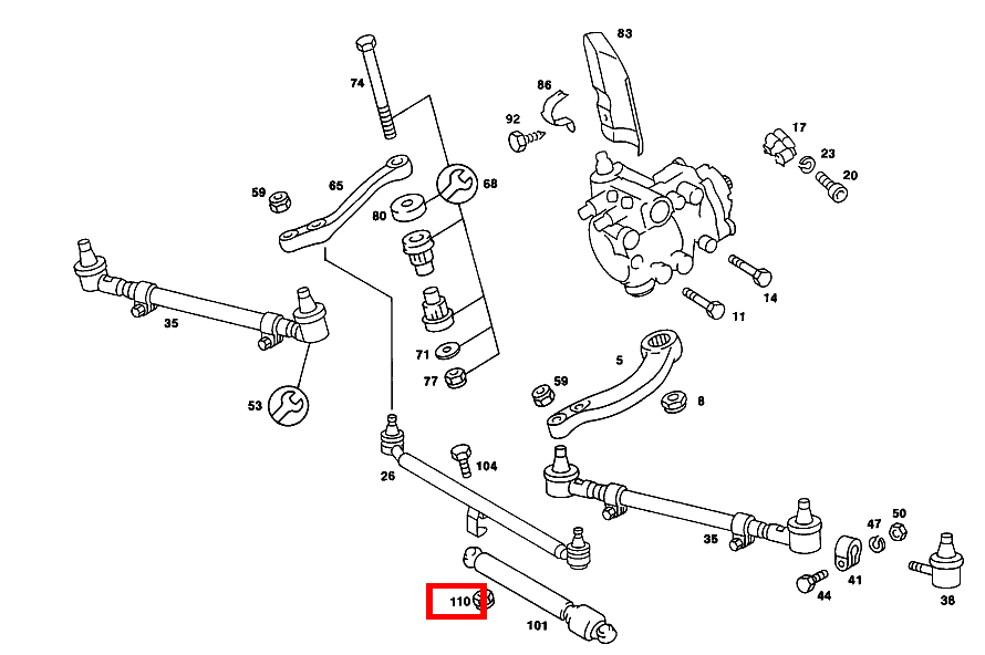 Sechskantmutter 560 SL 107