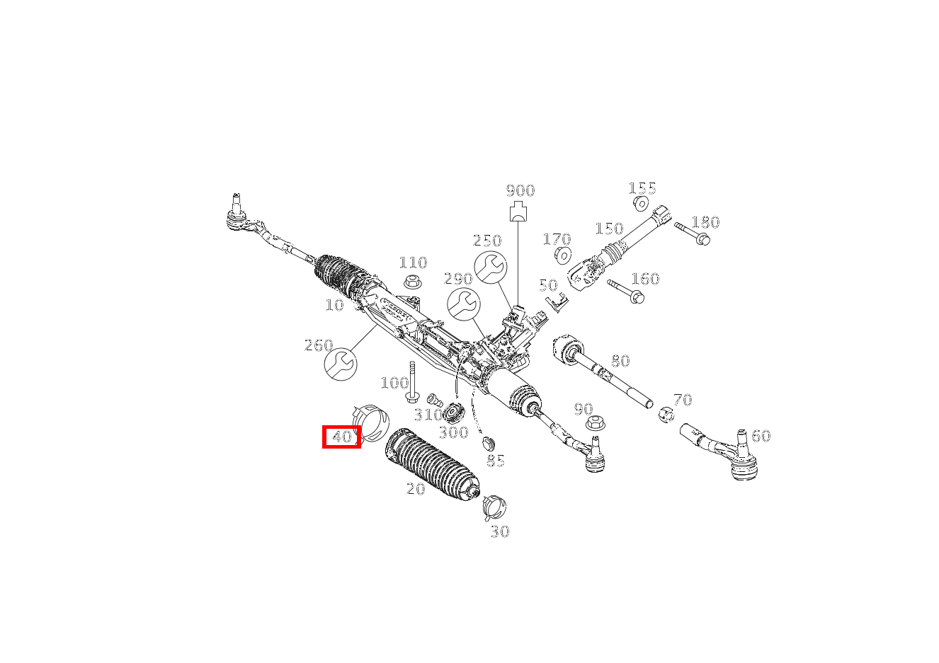 EINOHRKLEMME INNEN; 68 MM C 180 205