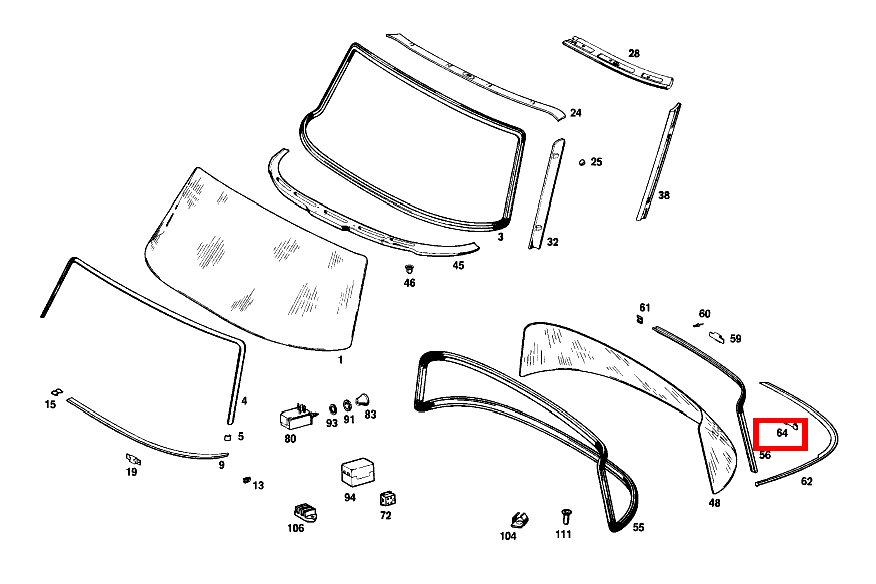 DREHBEFEST.-STECKKLAMMER 300 SEL 109