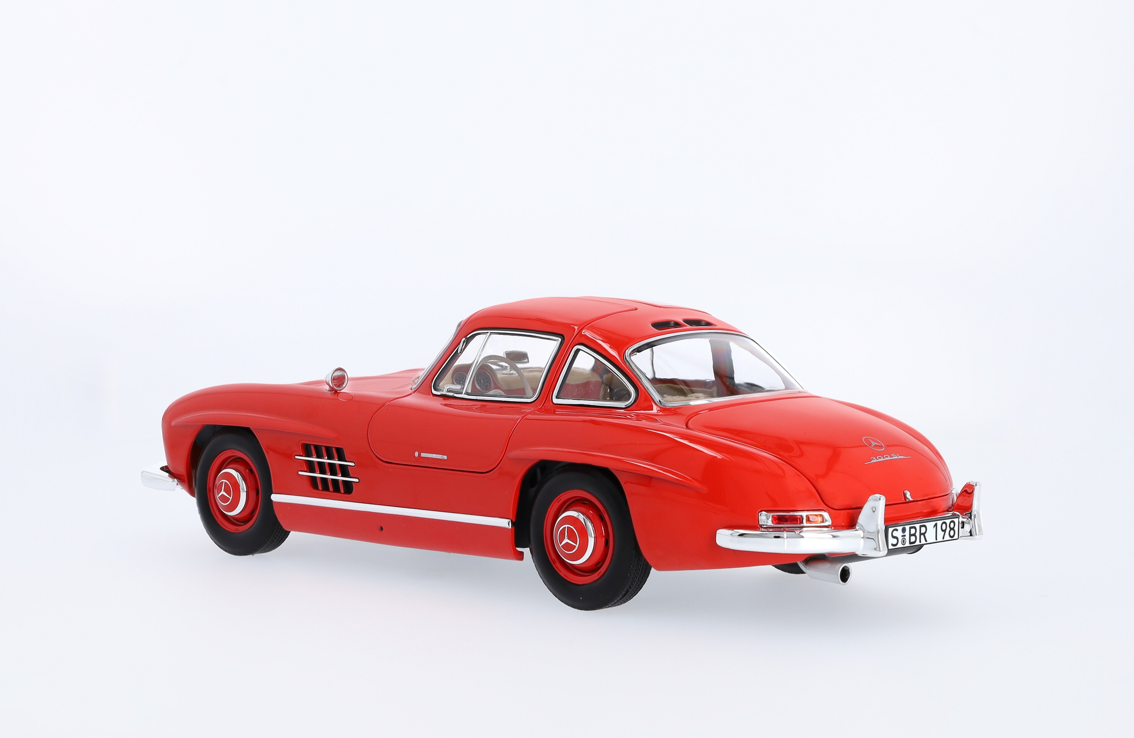 300 SL Coupé (1954-1963) W 198 feuerwehrrot, Norev, 1:18