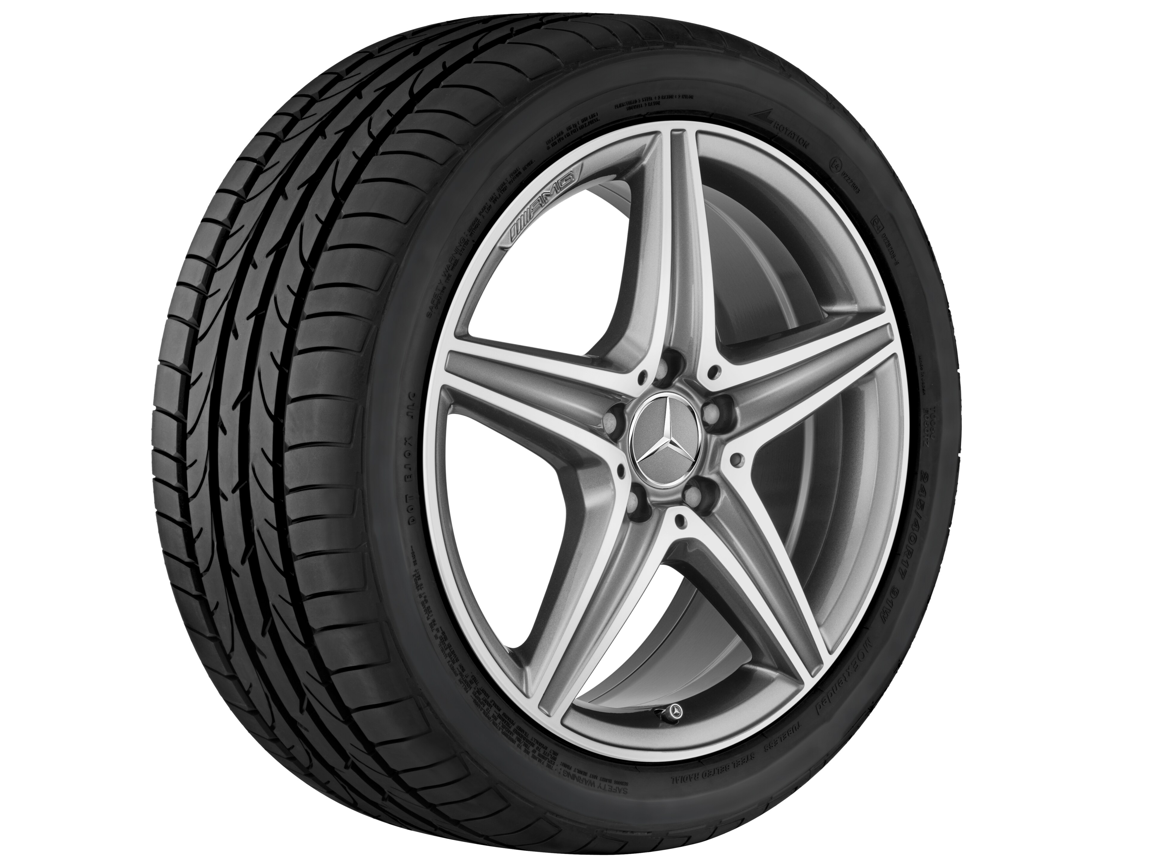 AMG 5-Speichen-Rad, 45,7 cm (18 Zoll)