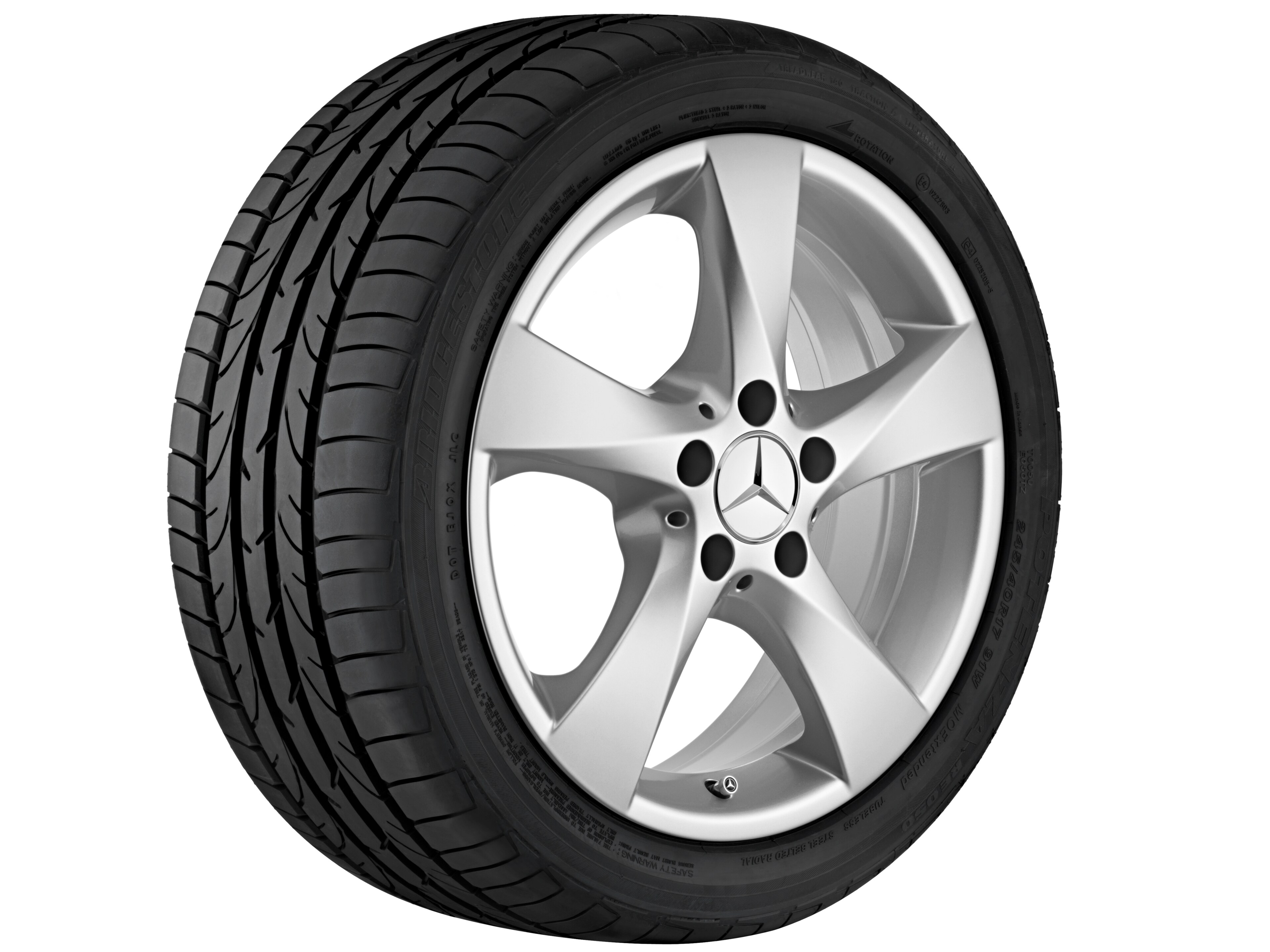 MB 5-Speichen-Rad, 43,2 cm (17 Zoll)