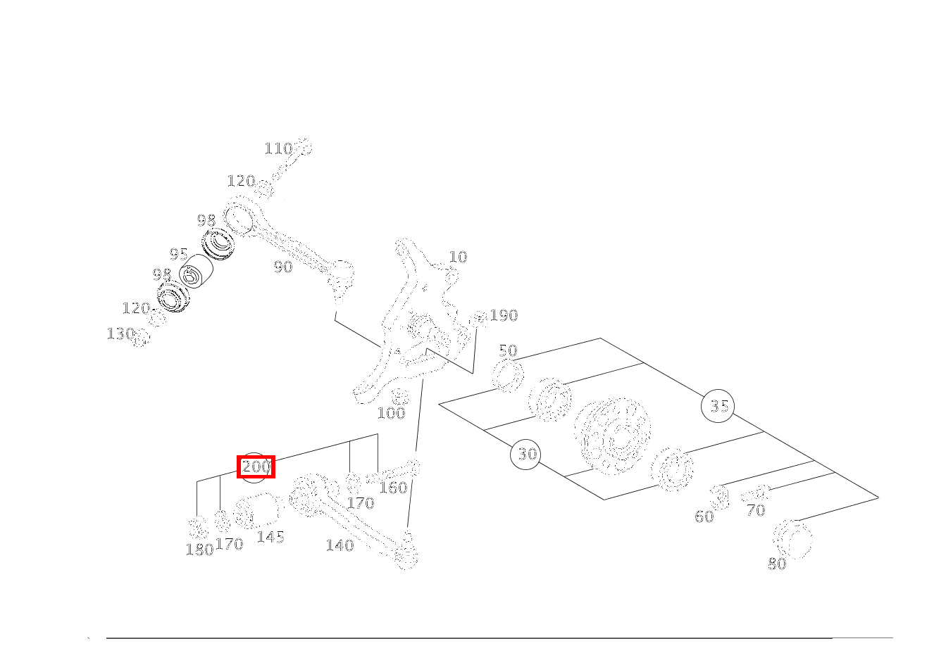 TEILESATZ BOLZEN NUR FUER EINSTELLARBEITEN C 220 d T-Modell 205