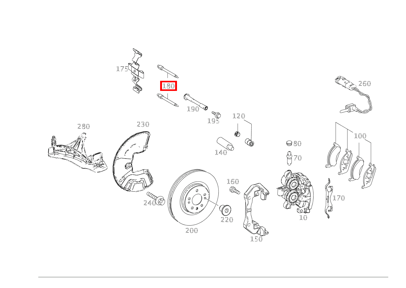 TEILESATZ FUEHRUNGSBOLZEN TEILESATZ Mercedes-AMG GLE 63 S 4MATIC Coupé 292