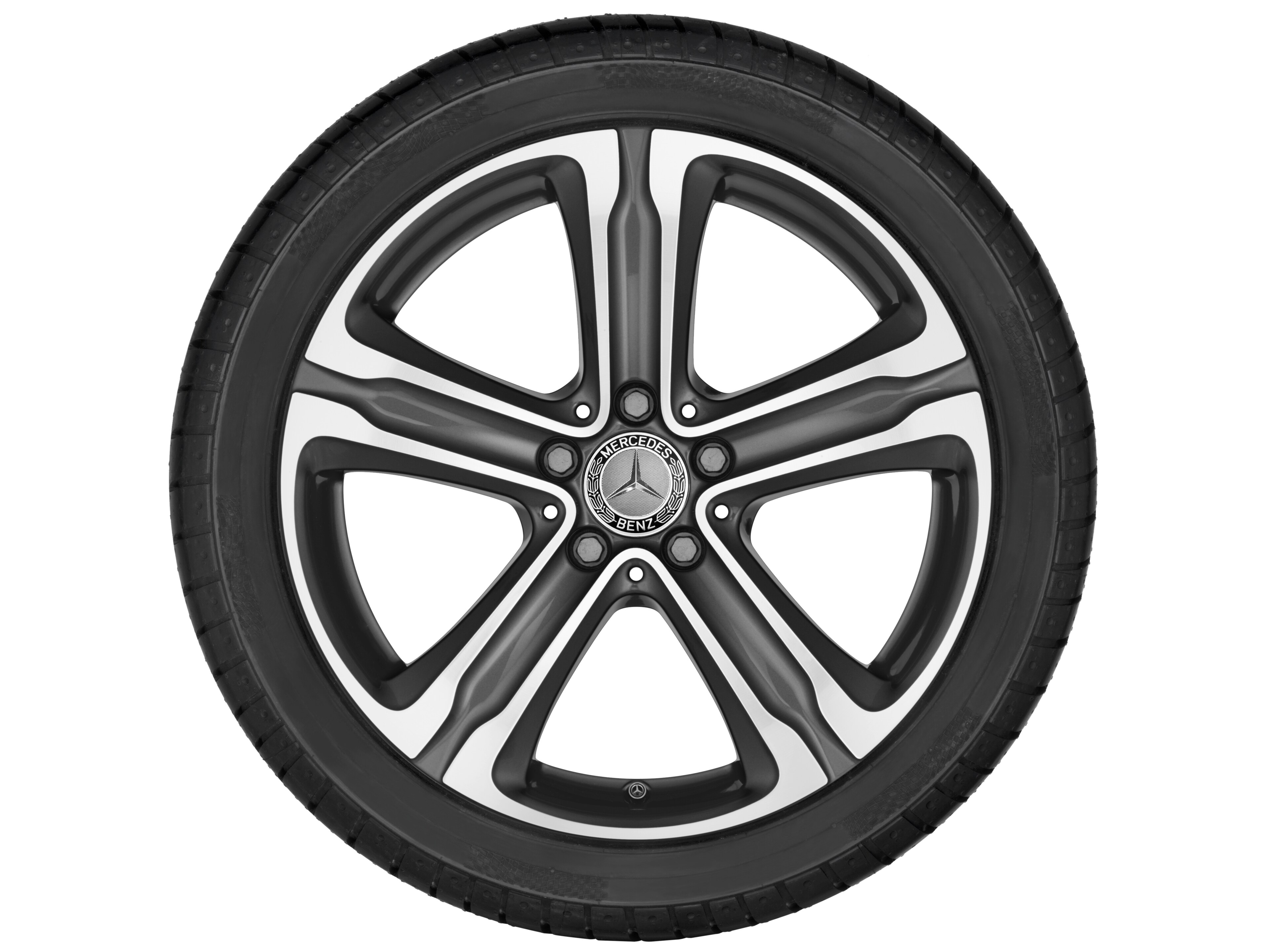 Mercedes-Benz - 5-Speichen-Rad, 45,7 cm (18 Zoll), glanzgedre 5-Speichen-Rad, 45,7 cm (18 Zoll), glanzgedre