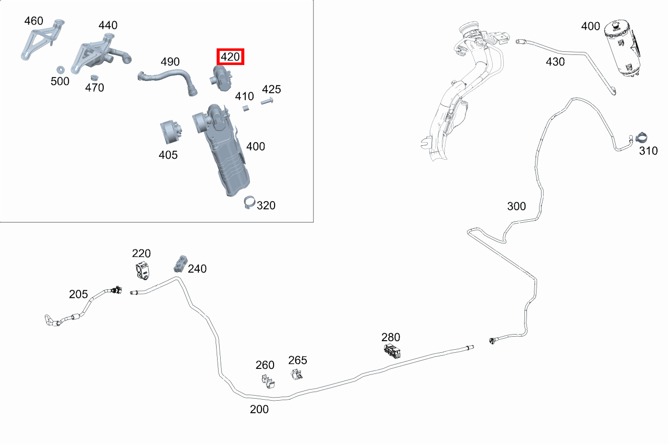DIAGN.GERAET DICHTHEIT E 400 d Limousine 213