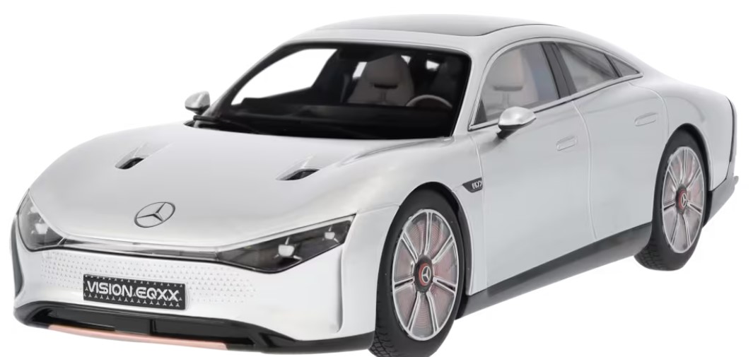 Vision EQXX, Showcar silber alubeam, NZG, 1:18