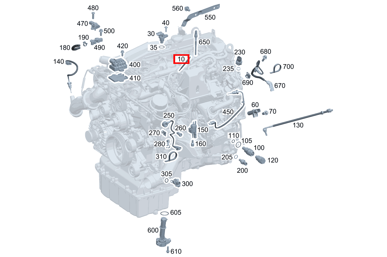 GLUEHSTIFTKERZE Vito 116 CDI Kasten Lang 245