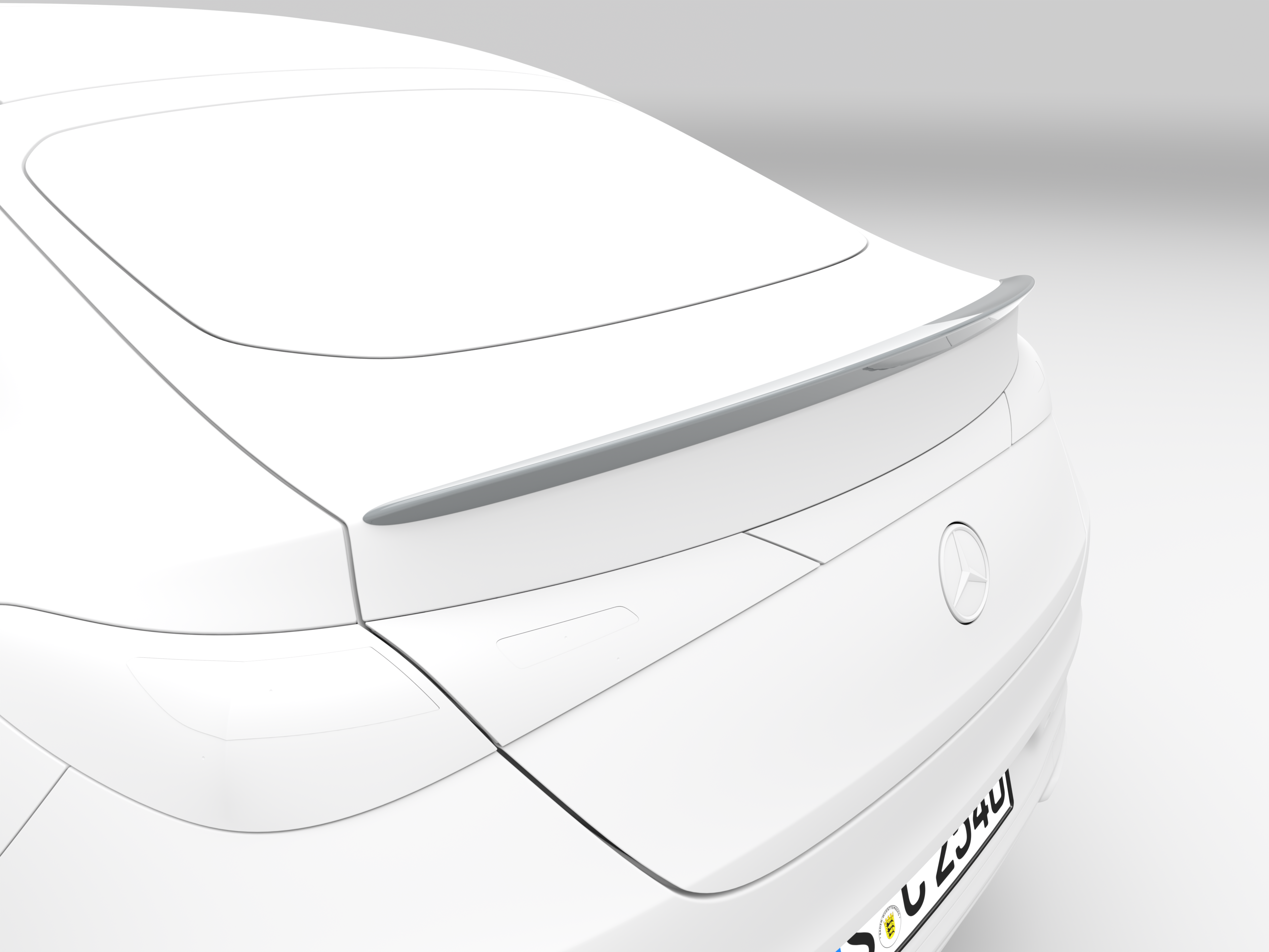 Heckspoiler Polyurethan, grundiert, GLC C254