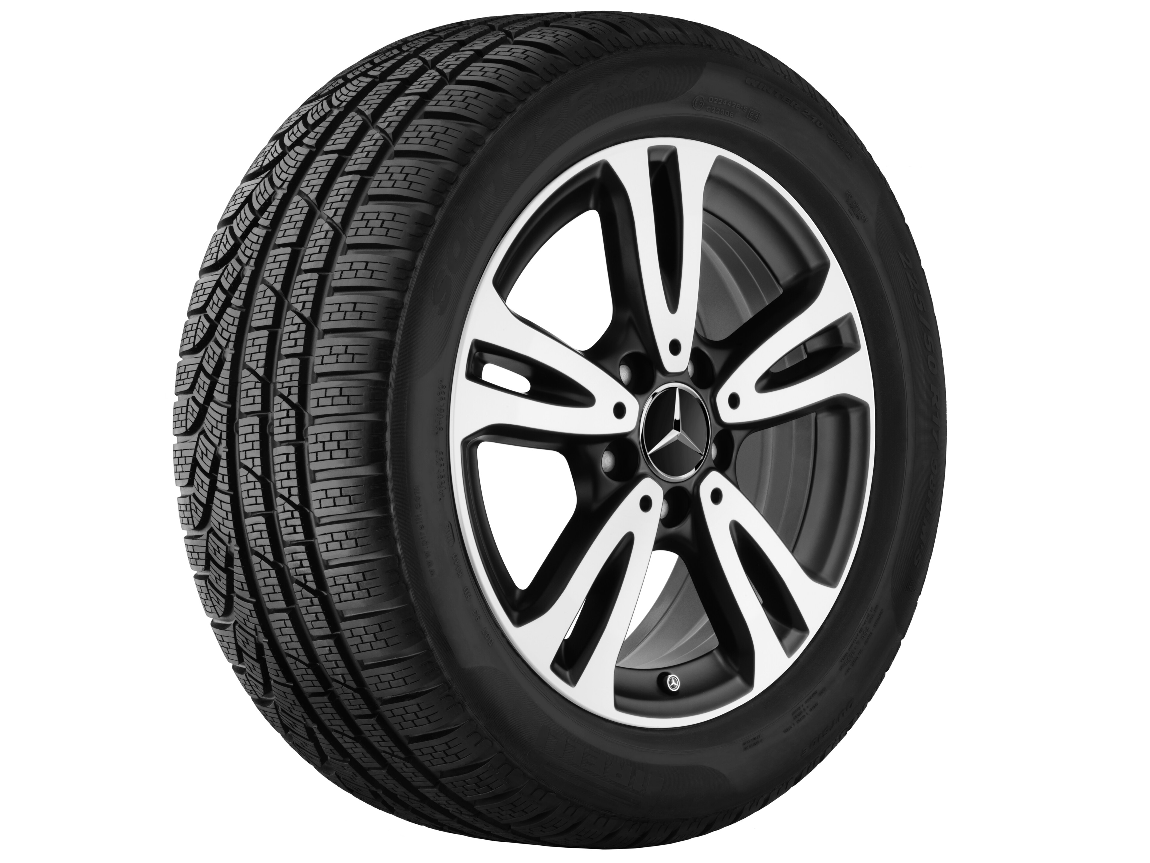 5-Doppelspeichen-Rad, 40,6 cm (16 Zoll), glanzgedr