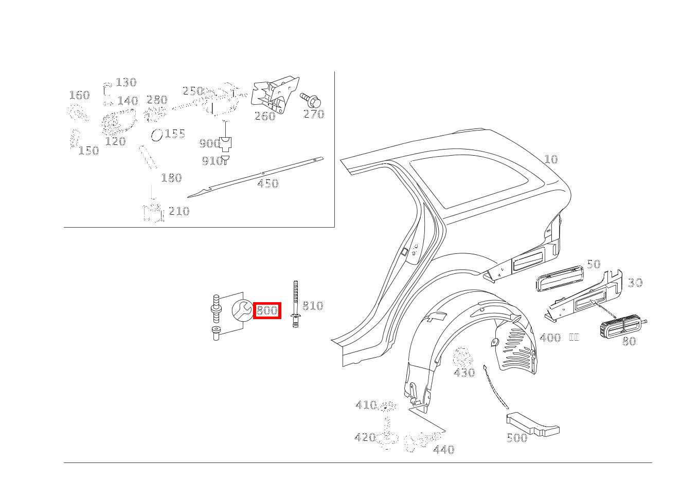 TEILESATZ GEWINDEBOLZEN REPARATURLOESUNG FUER ABGEBROCHENE SCHWEISSBOLZEN E280CDI SONDERAUFB 211