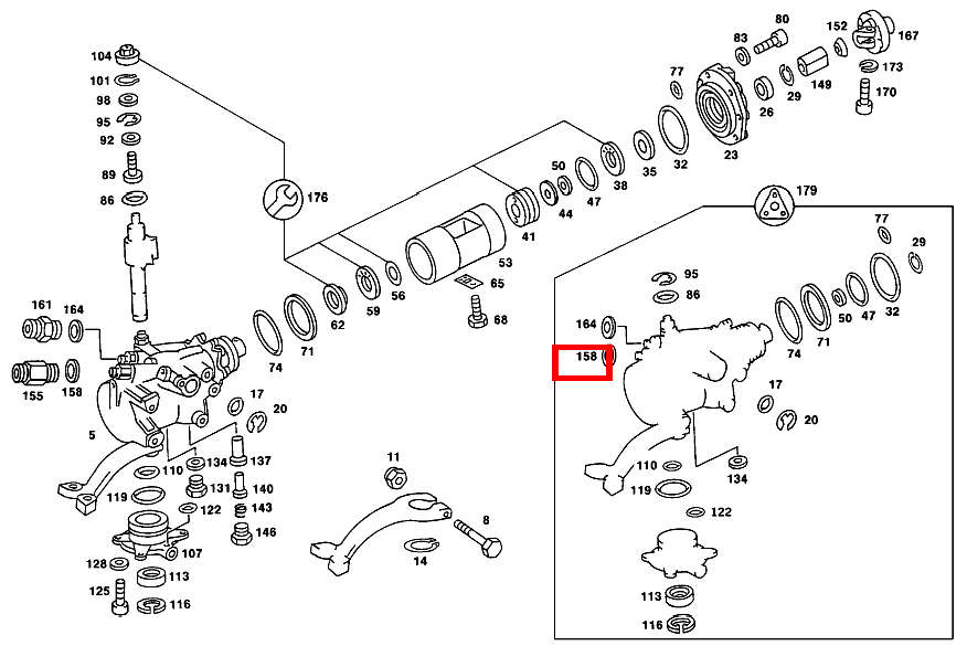 Dichtring 190 E 2.5-16 EVOLUTION II 201