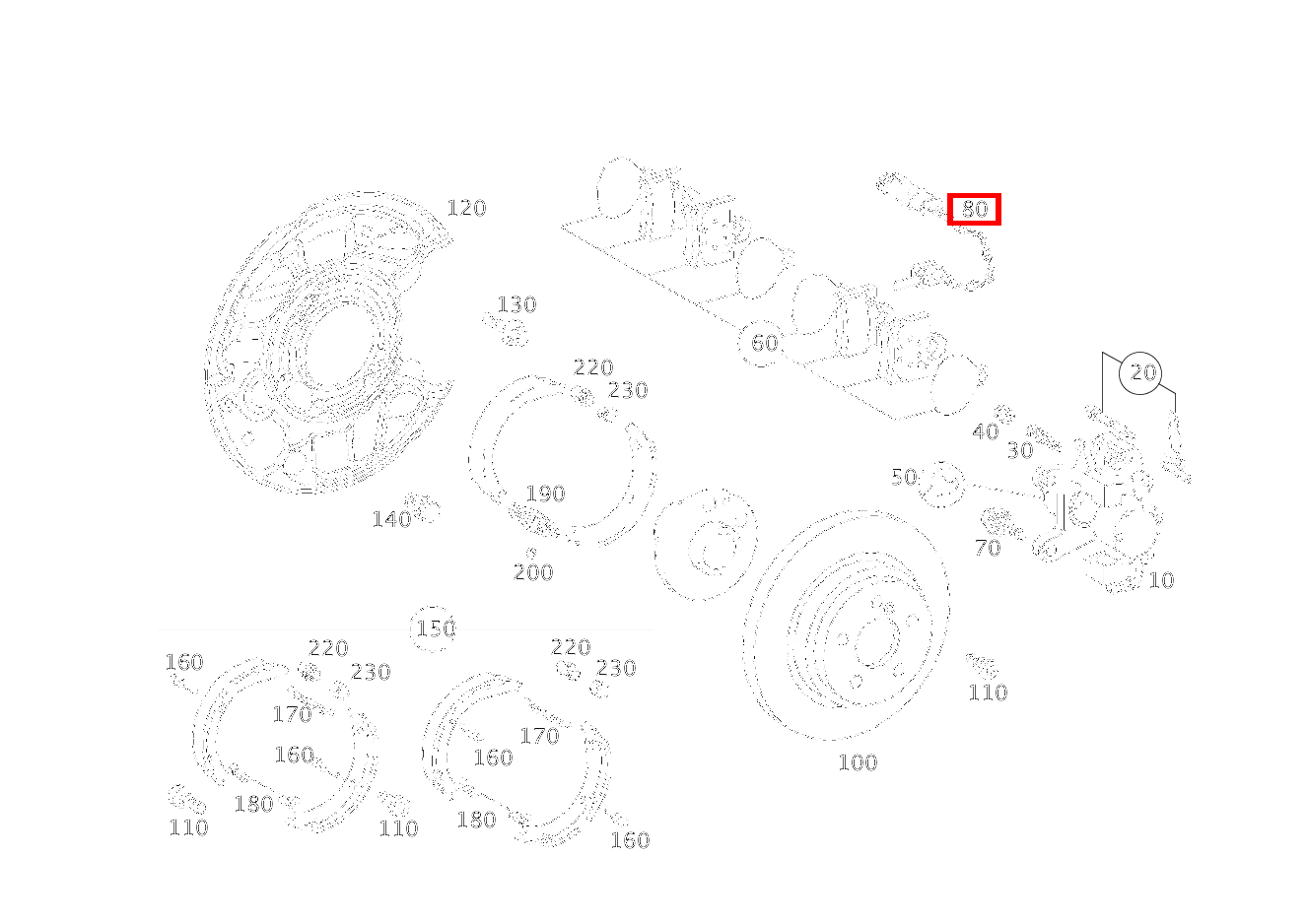 Belagverschleisssensor BREMSBELAGVERSCHLEISSANZEIGE C 320 Sportcoupé 203