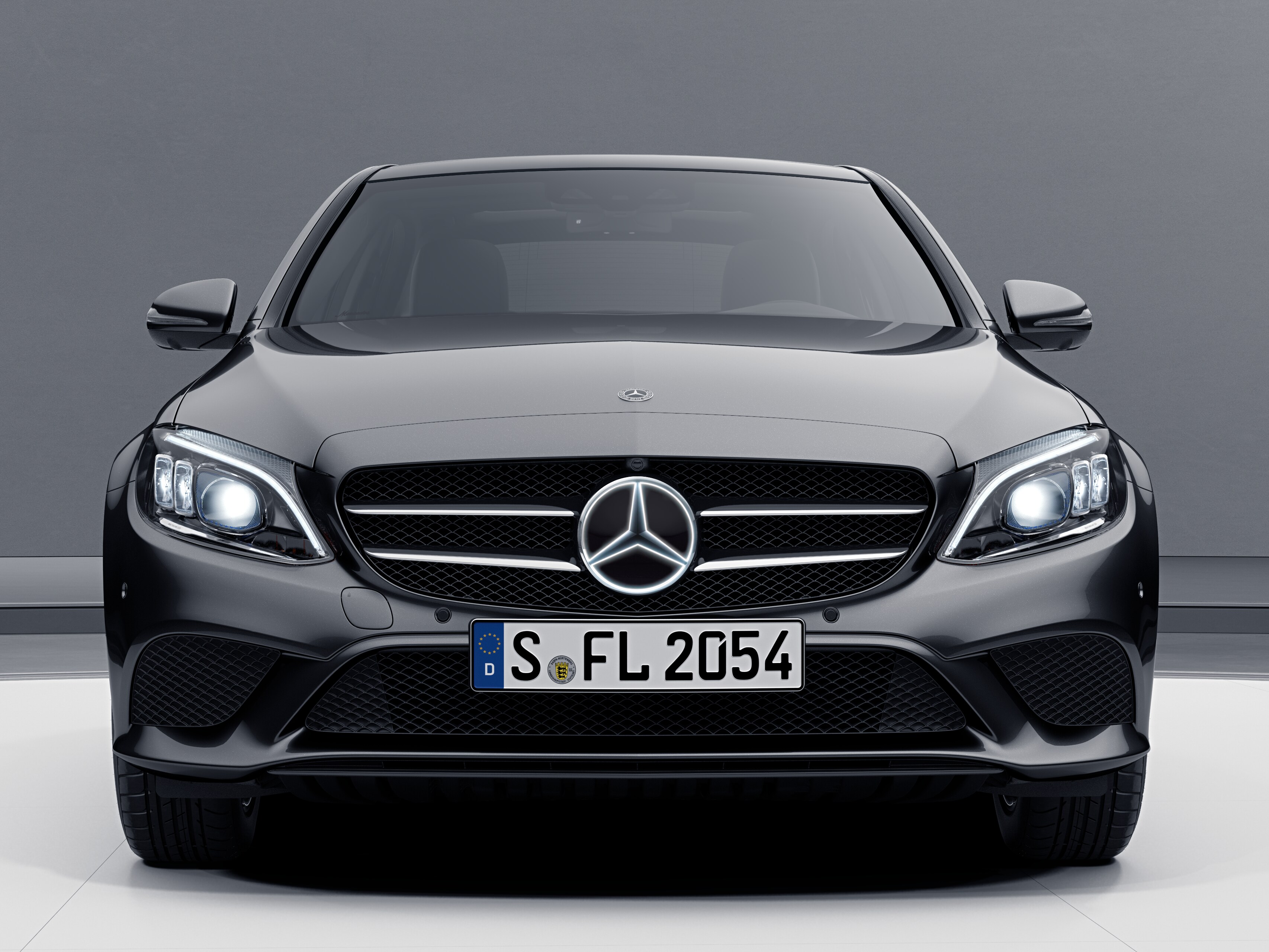 Mercedes-Benz - Mercedes Stern beleuchtet, Dekorteil, USA/CAN Mercedes Stern beleuchtet, Dekorteil, USA/CAN