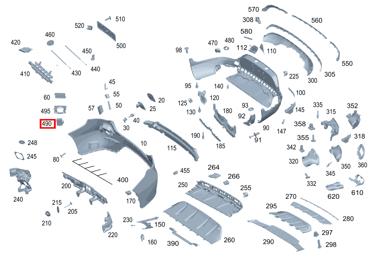 Radarsensor Totwinkel-Assistent Mercedes-AMG GLC 63 S 4MATIC+ Coupé 253 Radarsensor Totwinkel-Assistent Mercedes-AMG GLC 63 S 4MATIC+ Coupé 253