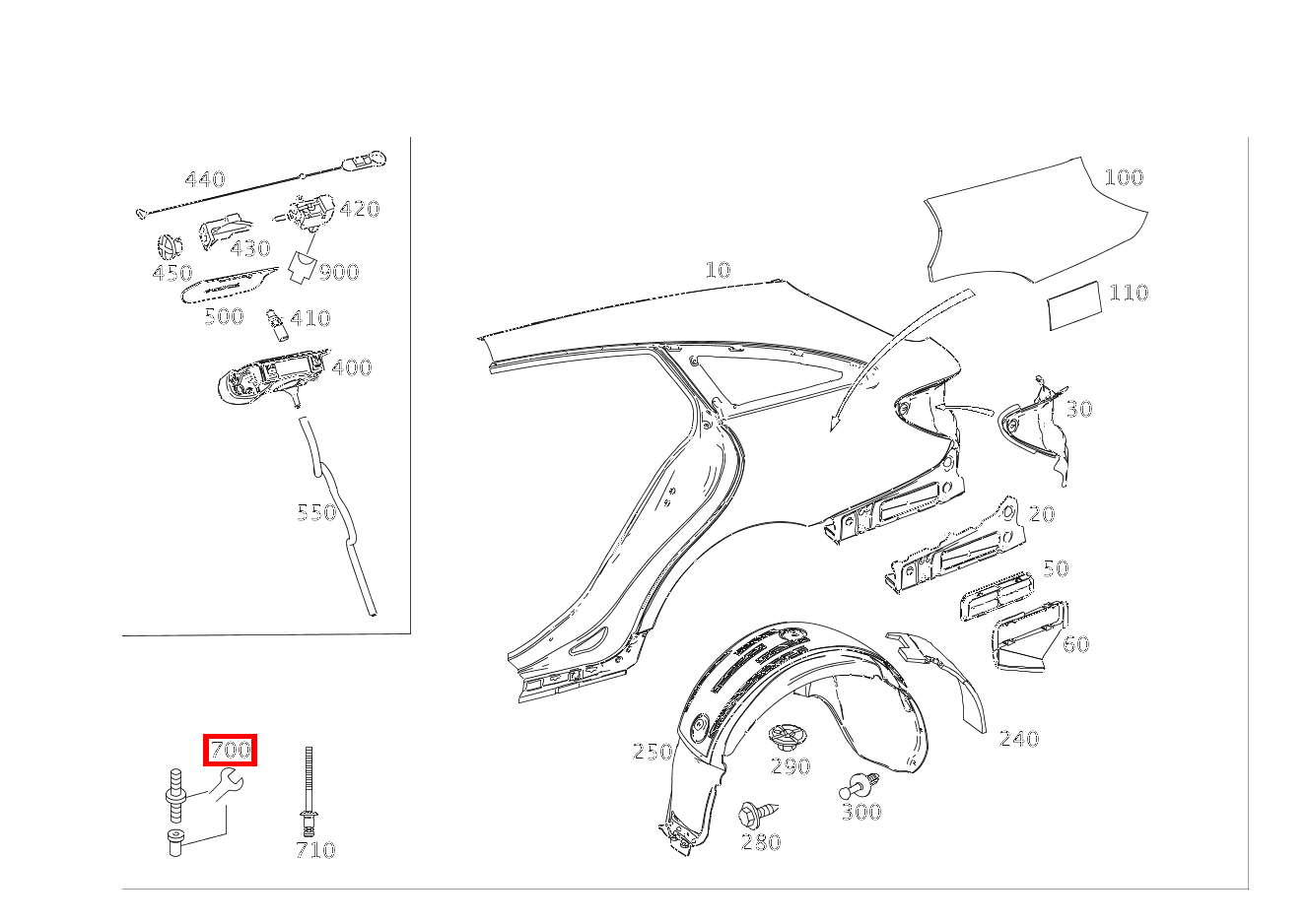 TEILESATZ GEWINDEBOLZEN REPARATURLOESUNG FUER ABGEBROCHENE SCHWEISSBOLZEN CLS 250 Shooting Brake BlueTEC 4MATIC 218