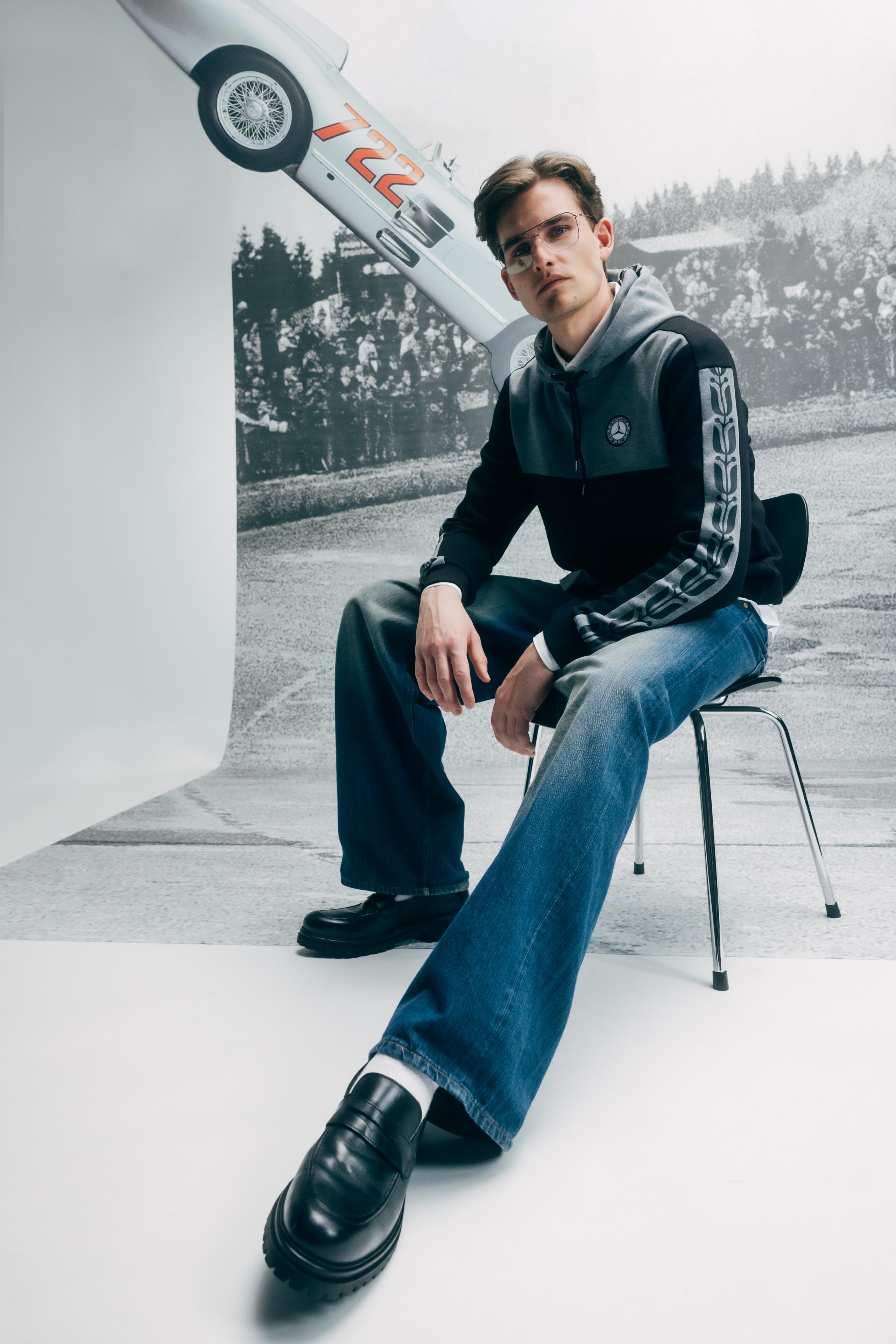 Sweathoody, Unisex, schwarz