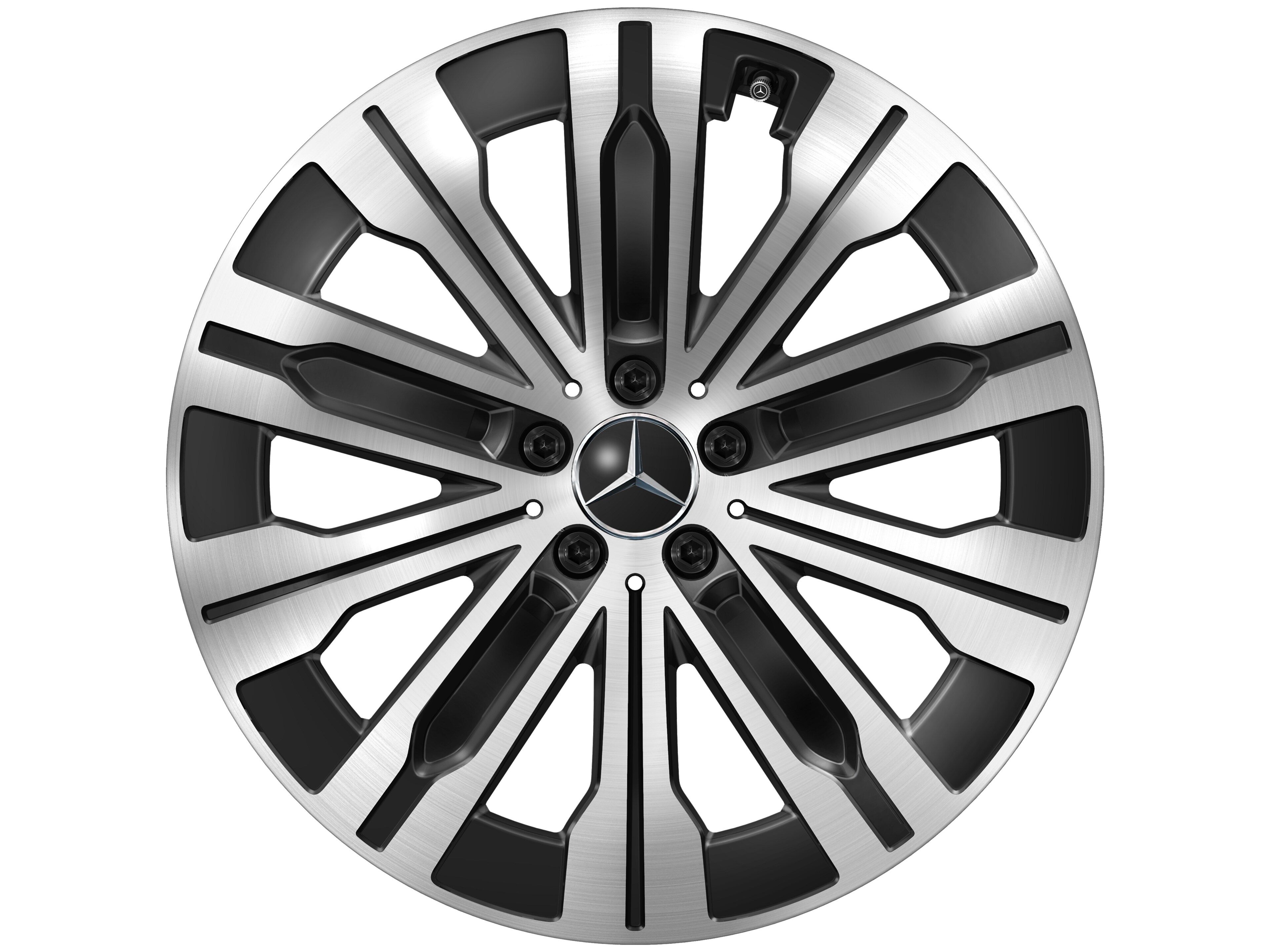 Mercedes-Benz - 10-Speichen-Rad, Aero, 20 Zoll 8,5 J x 20 ET 38,5, schwarz, glanzgedreht