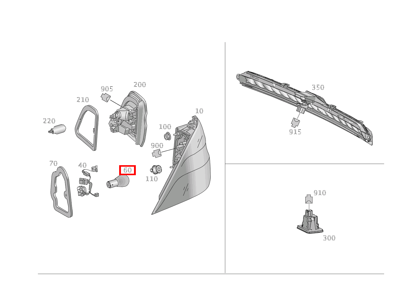 Glühlampe BREMSLICHT RECHTS; 12V-21W ML/GLE 350 BT/D 4M 642826 292