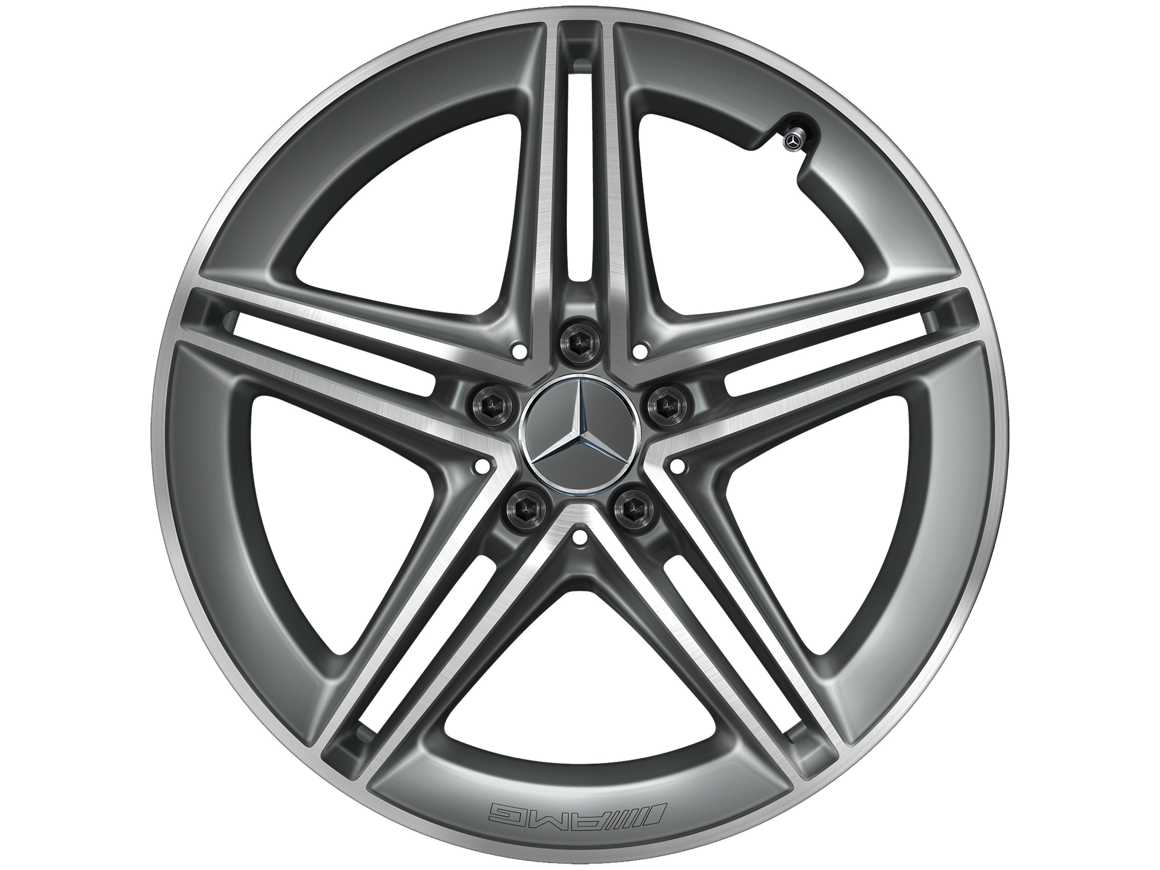 Mercedes-Benz - AMG 5-Doppelspeichen-Rad, 48,3 cm (19 Zoll), AMG 5-Doppelspeichen-Rad, 48,3 cm (19 Zoll),